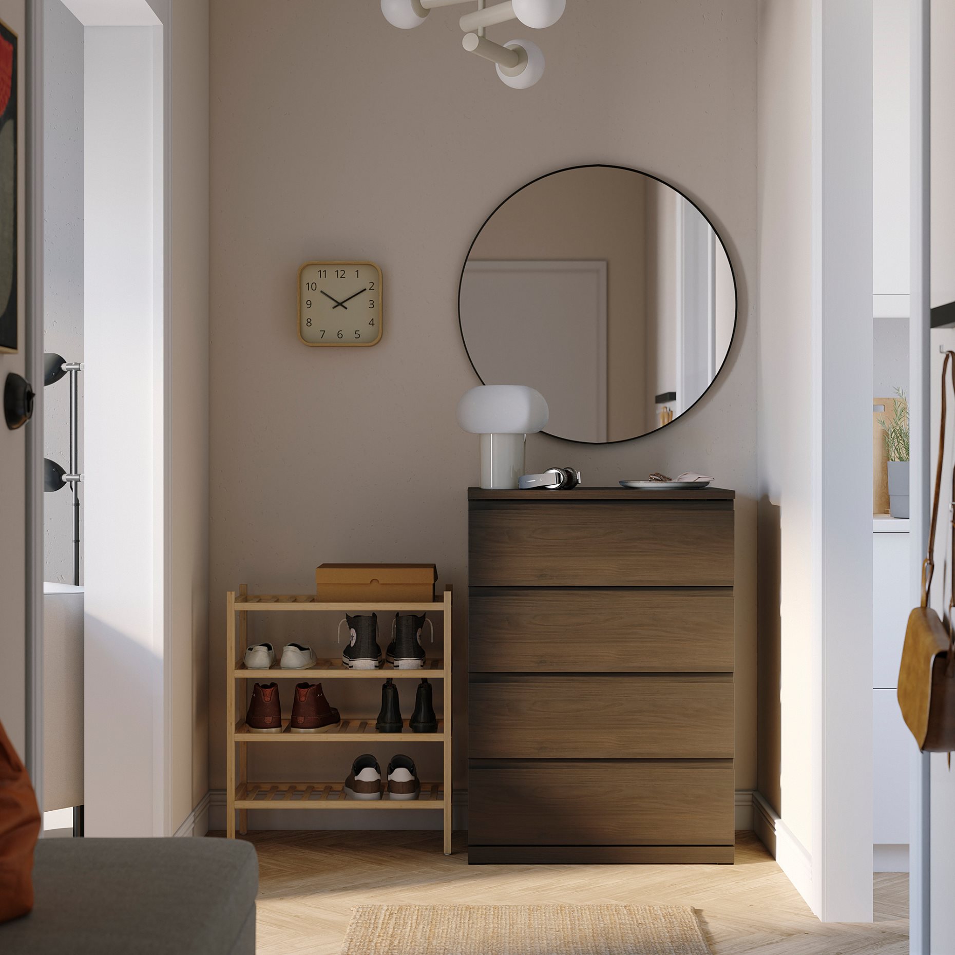 STORKLINTA, chest of 4 drawers, 70x50x98 cm, 106.275.53