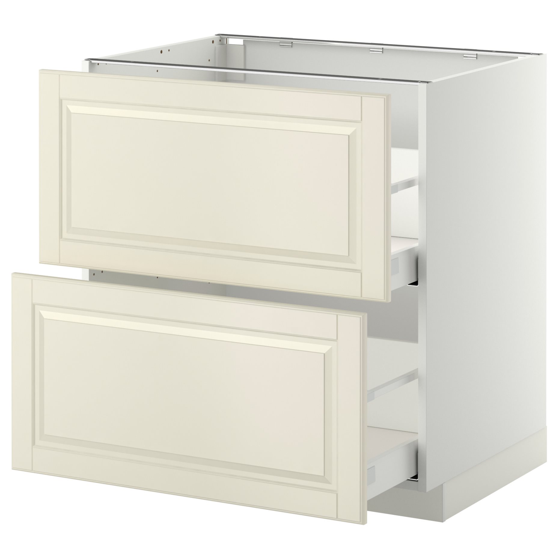 METOD/MAXIMERA, base cabinet 2 fronts/2 high drawers, 191.044.70
