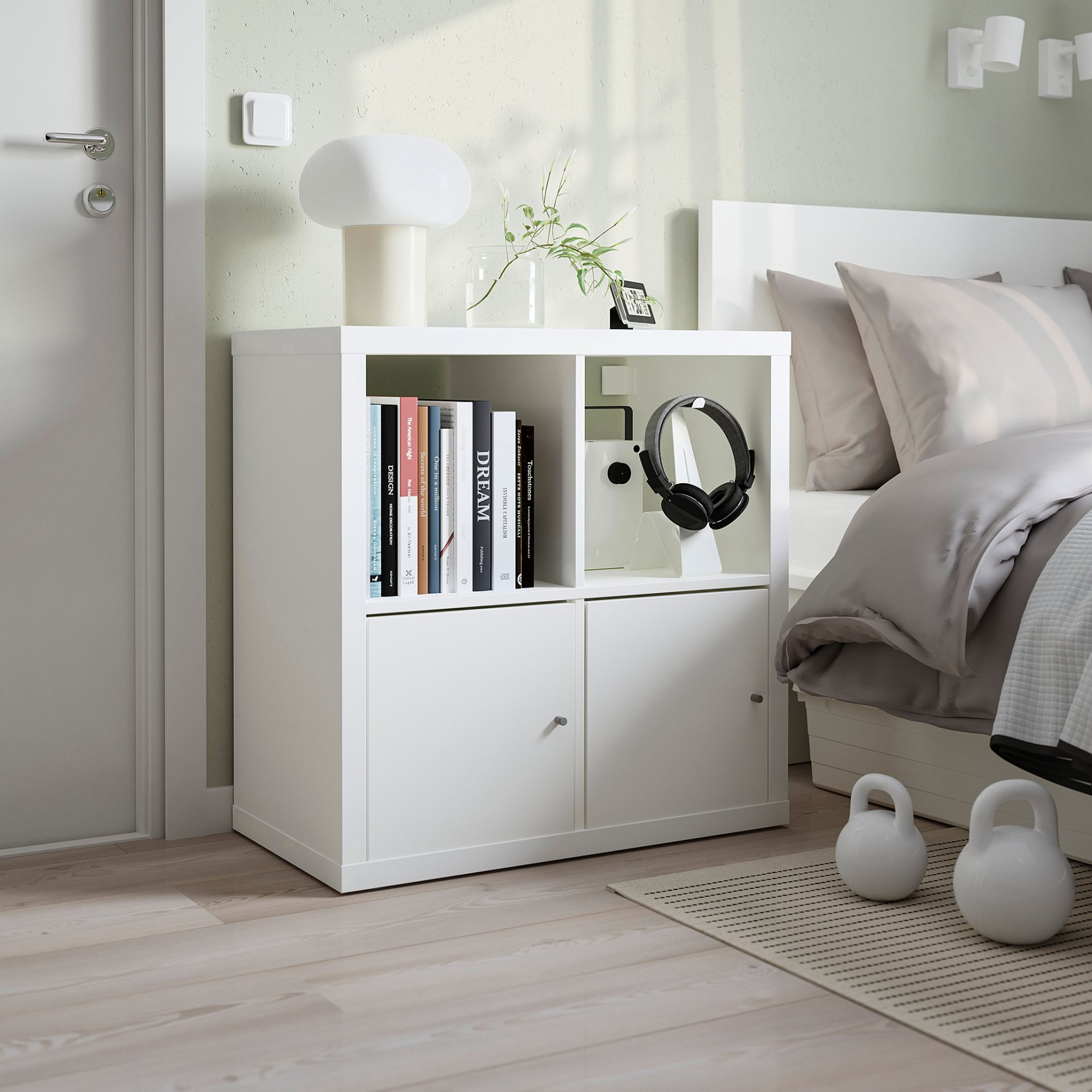 KALLAX, shelving unit with doors, 192.782.72