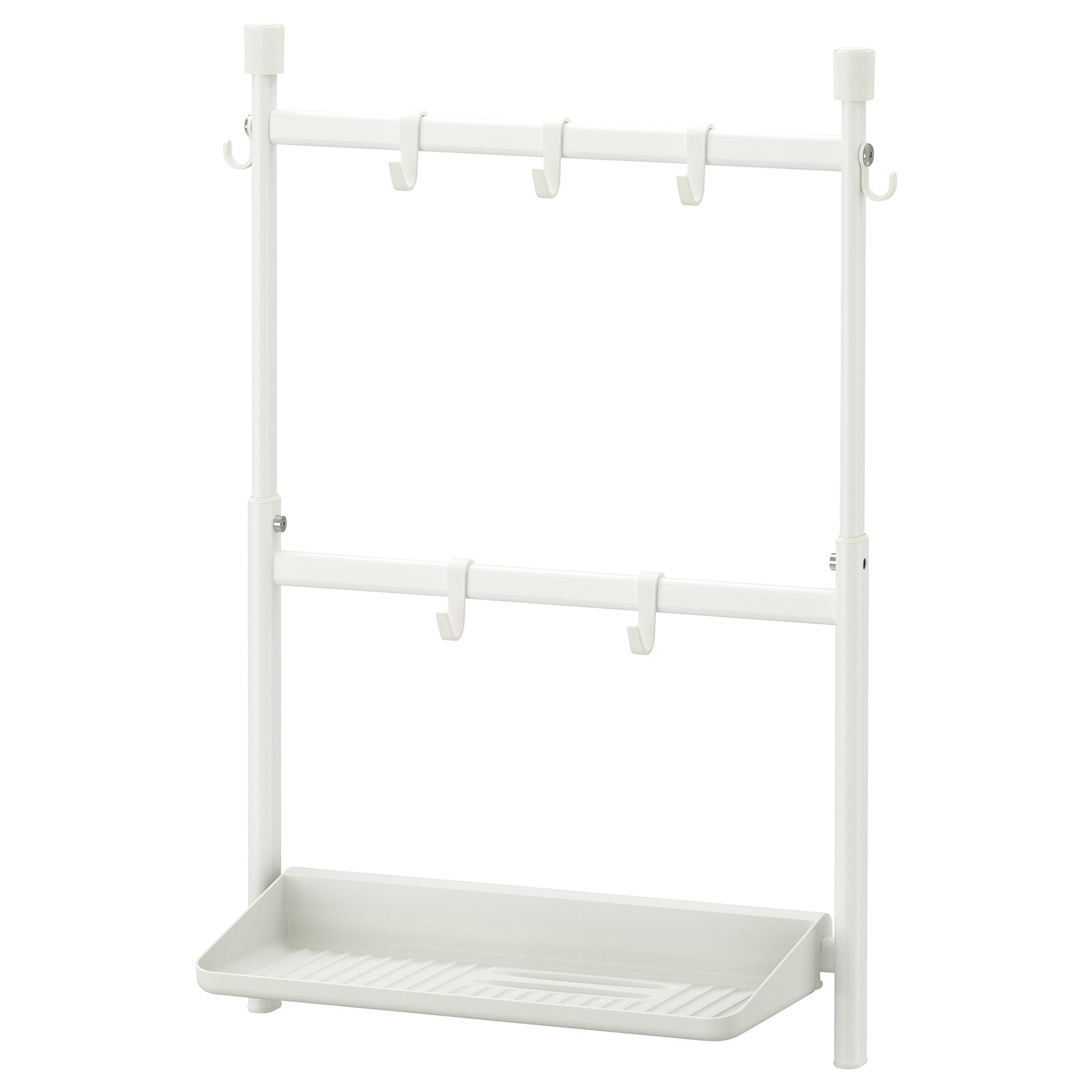 SUNNERSTA, kitchen organiser set/no drill/dish drainer/hook, 193.384.26