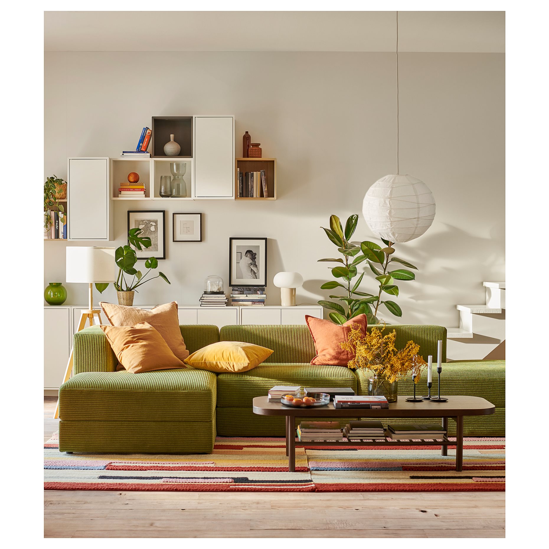 JÄTTEBO, 3,5-seat modular sofa with chaise longue, 194.851.15
