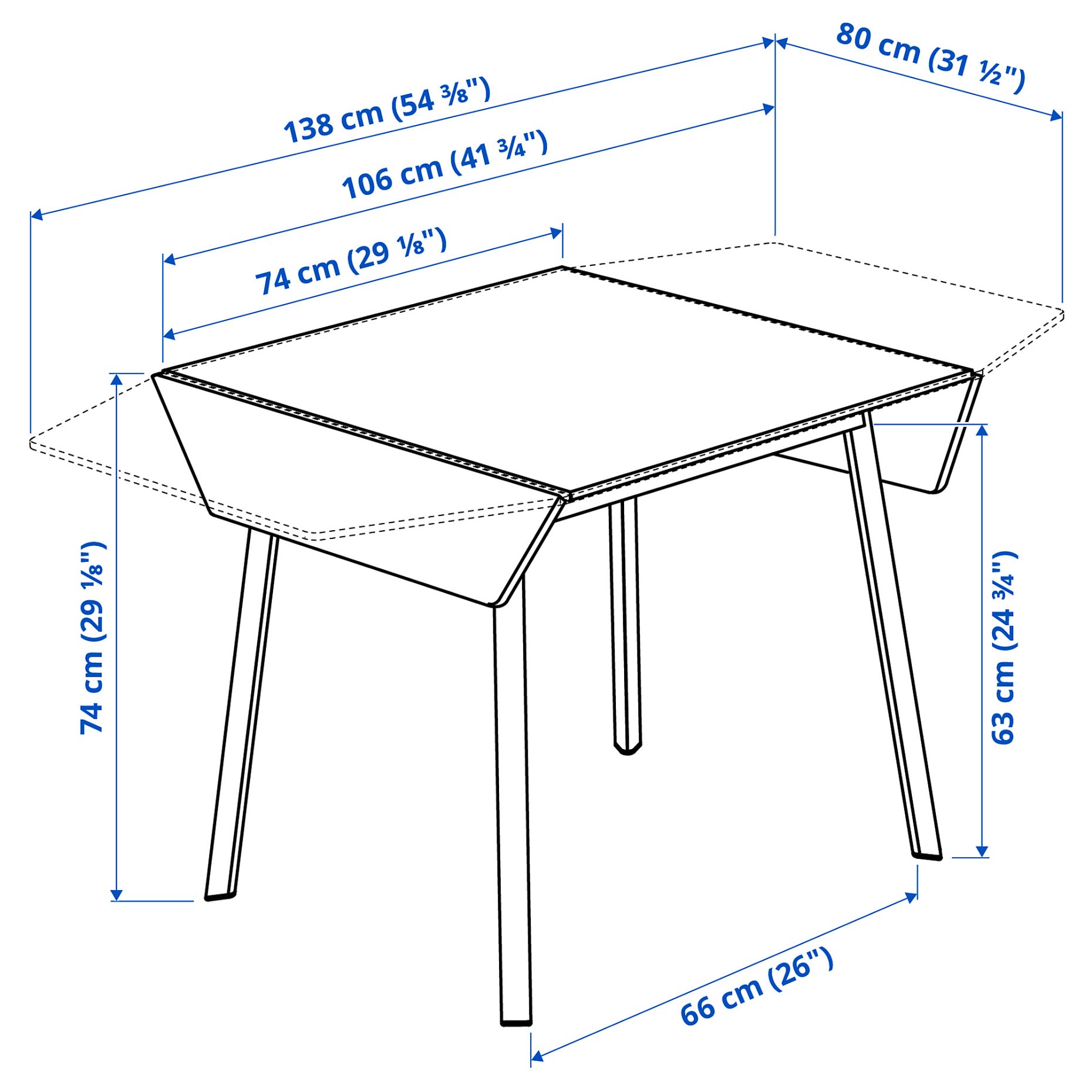 IKEA PS 2012, drop-leaf table, 202.068.06