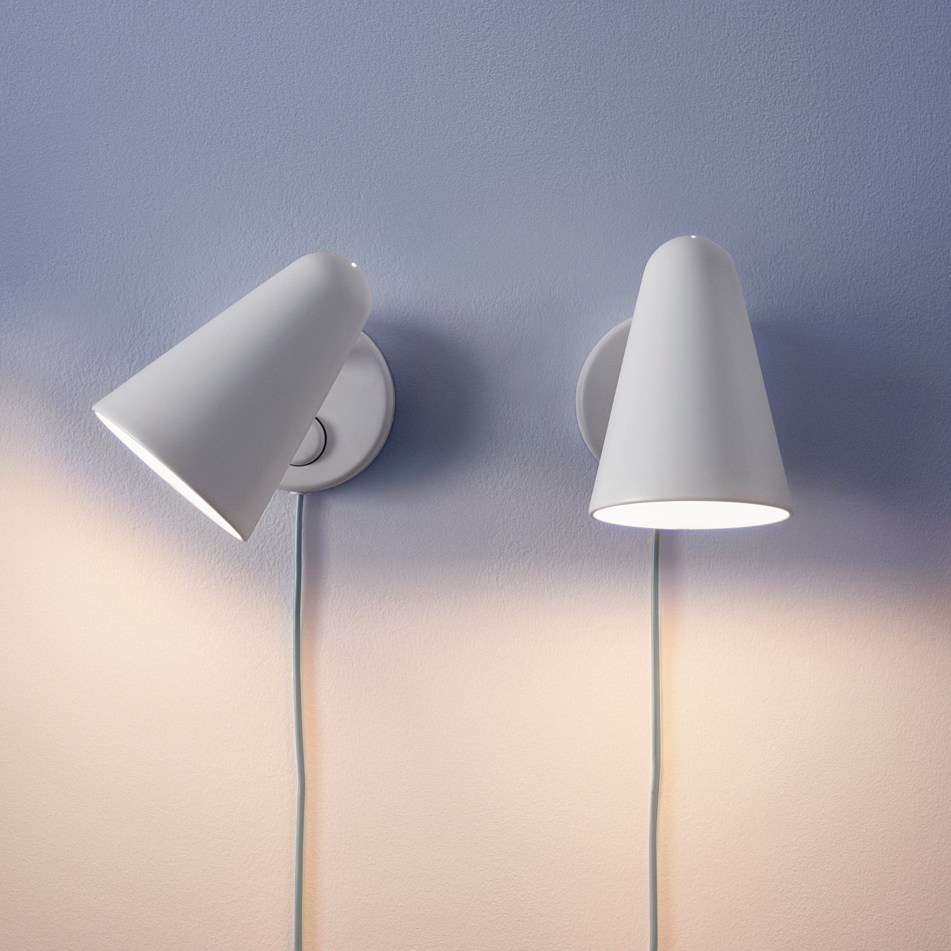 FUBBLA, wall lamp with built-in LED light source, 203.816.02
