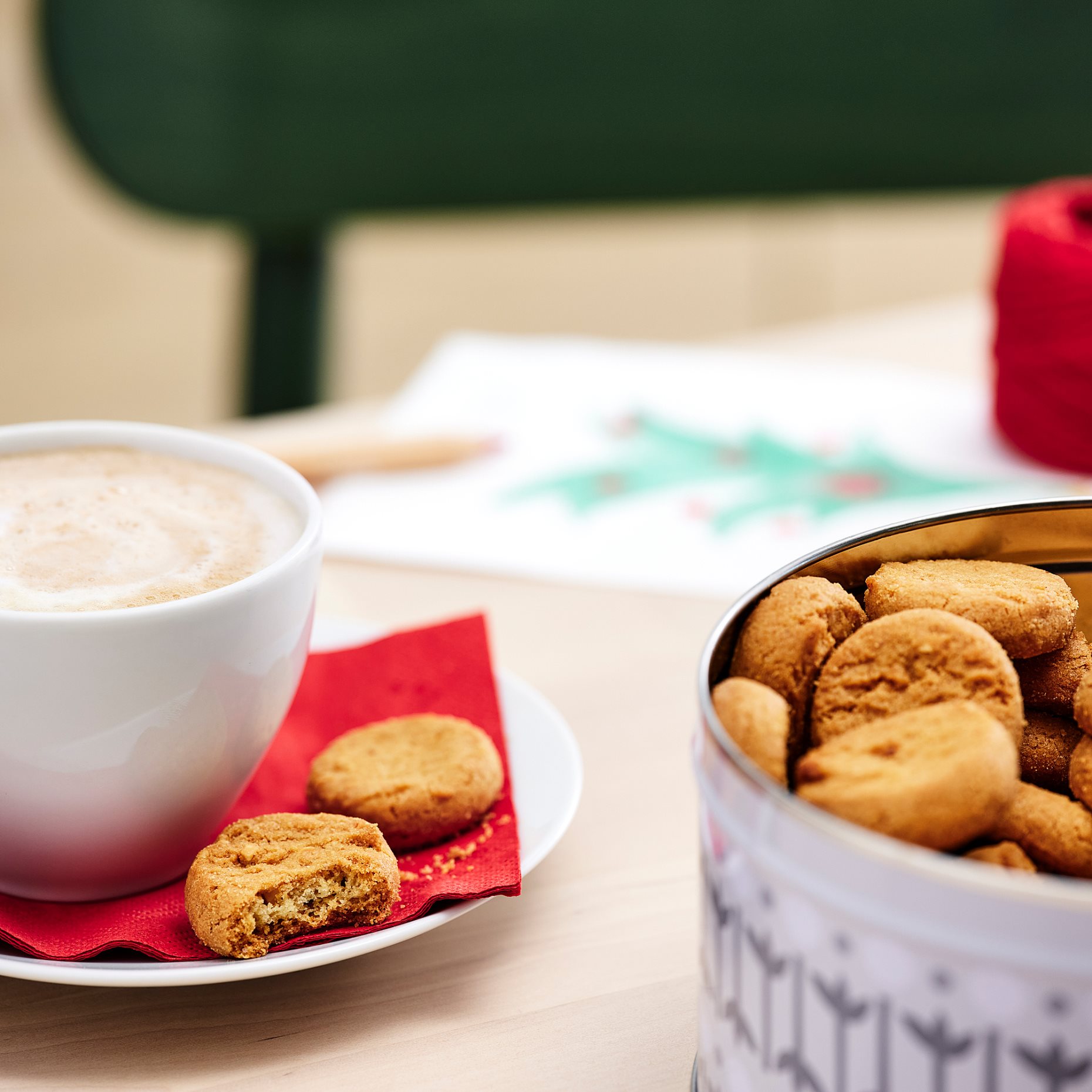 KAFFEREP, biscuits with almonds and ginger, 350 g, 203.847.28