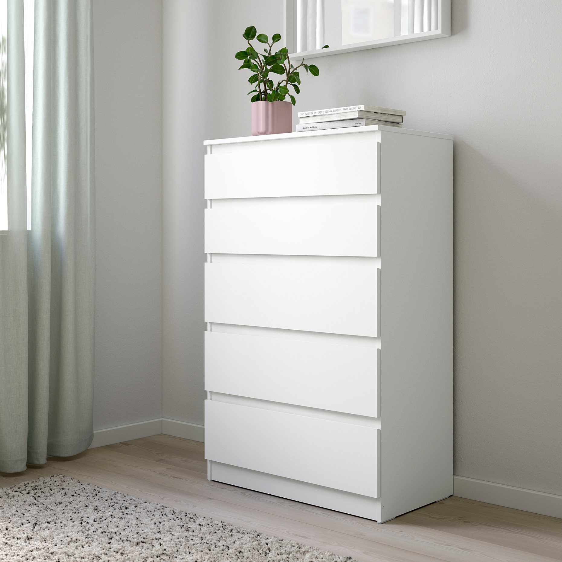 KULLEN, chest of 5 drawers, 70x112 cm, 203.936.62