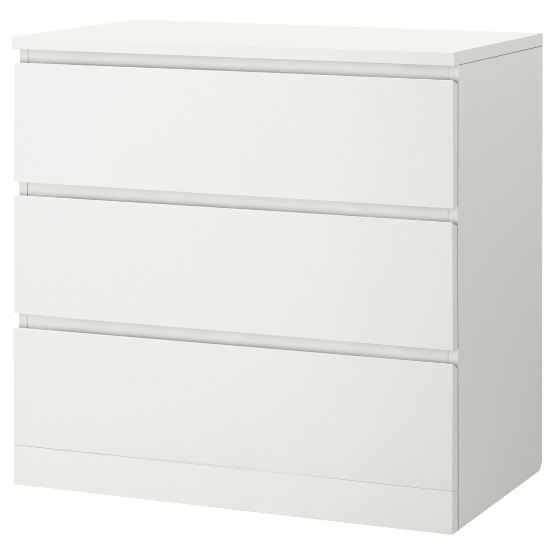 MALM, chest of 3 drawers, 204.035.62
