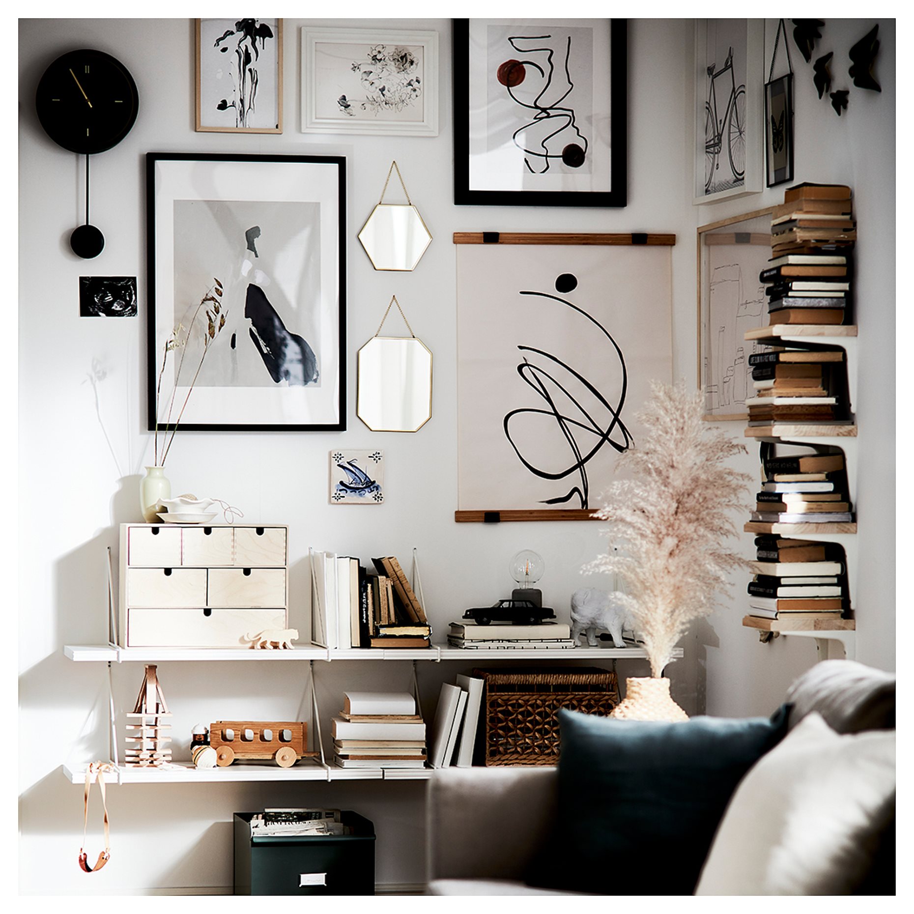 VISBÄCK, κρεμάστρα πόστερ, 61 cm, 204.217.64