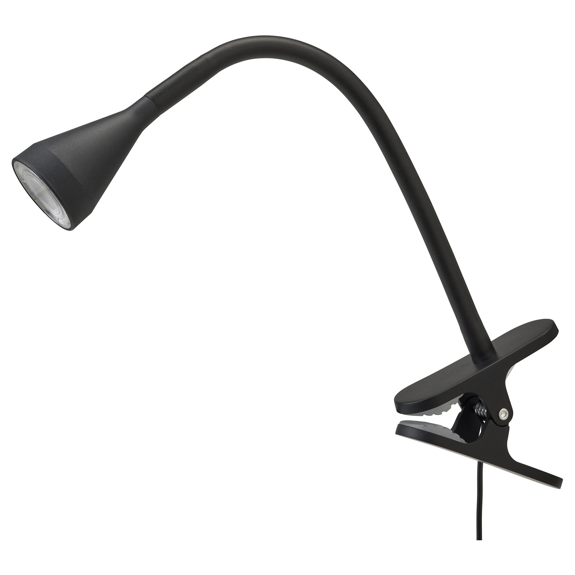NÄVLINGE, clamp spotlight with built-in LED light source, 204.498.81