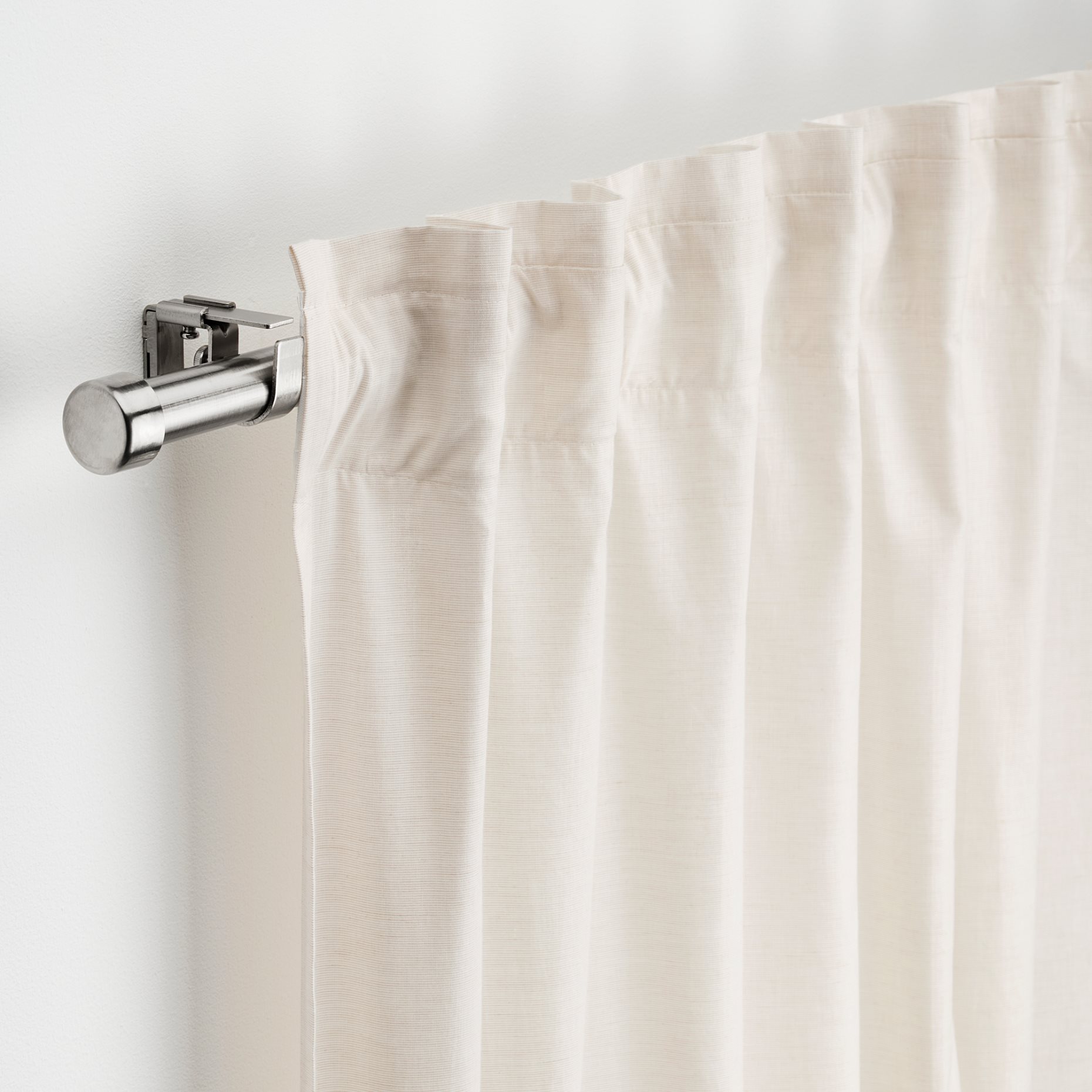 BEKRÄFTA, curtain rod set, 120-210 cm 28 mm, 204.896.93