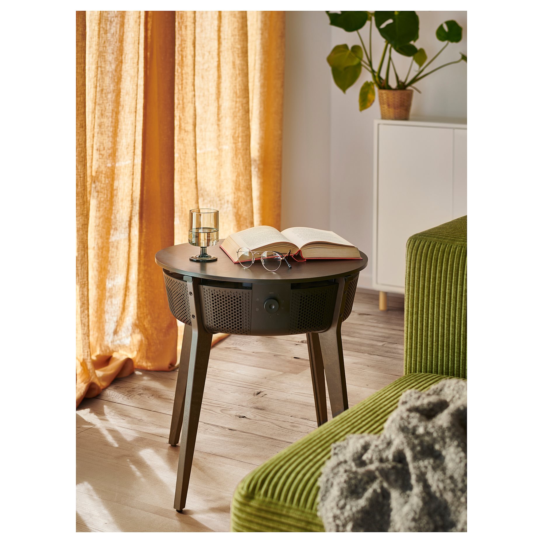 STARKVIND, table with air purifier, 205.019.54