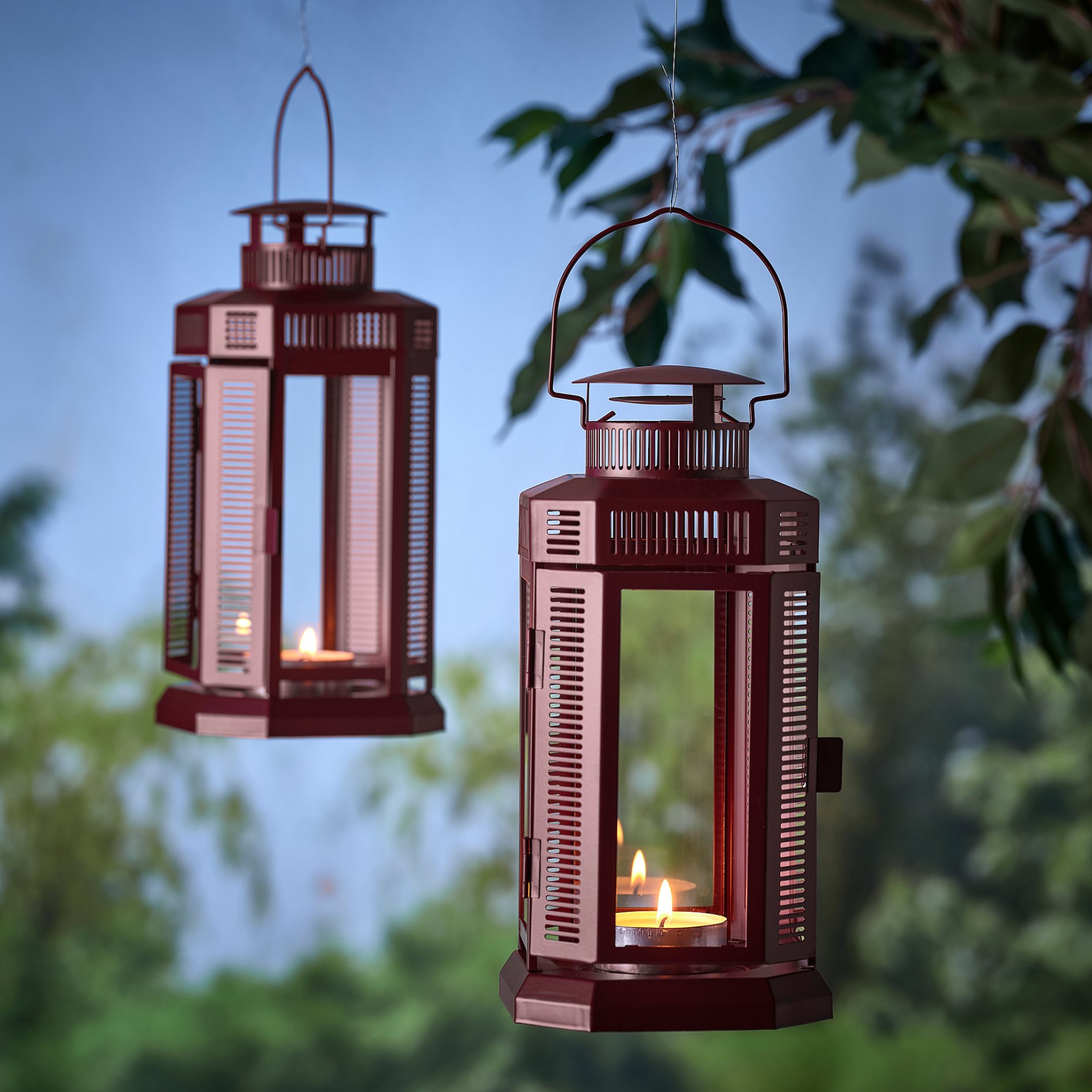 ENRUM, lantern for pillar candle in/outdoor, 28 cm, 205.480.89