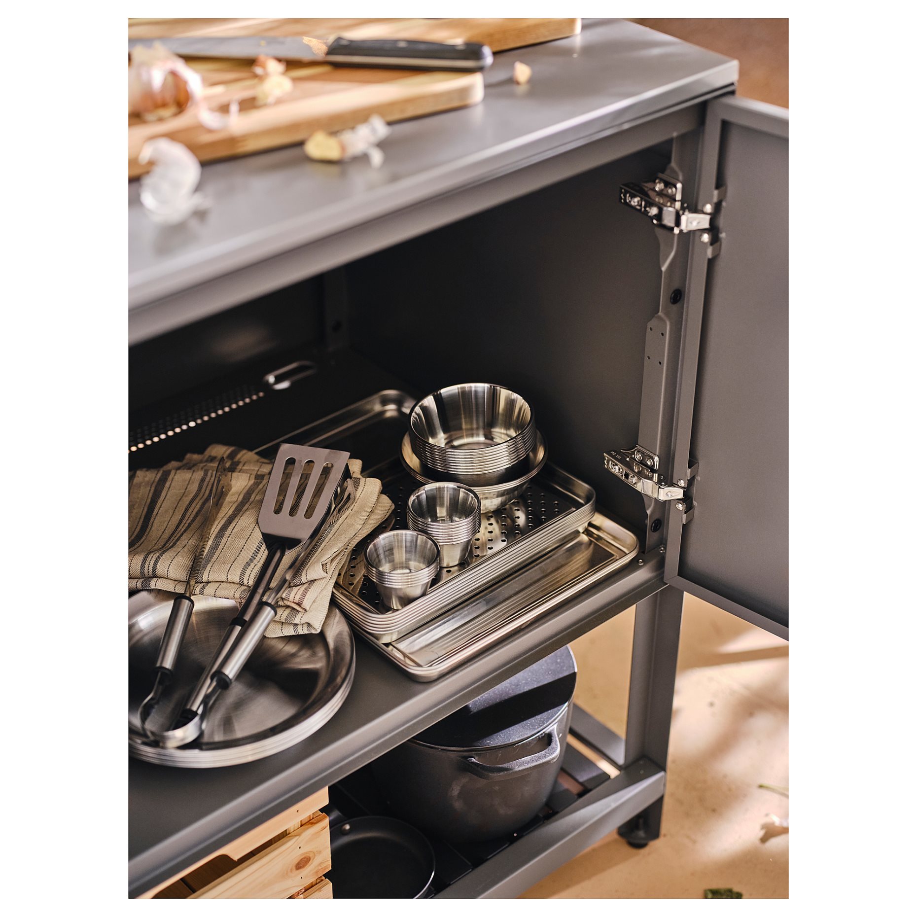 BATSKAR, closed kitchen unit for sink/outdoor, 120x60 cm, 205.533.73