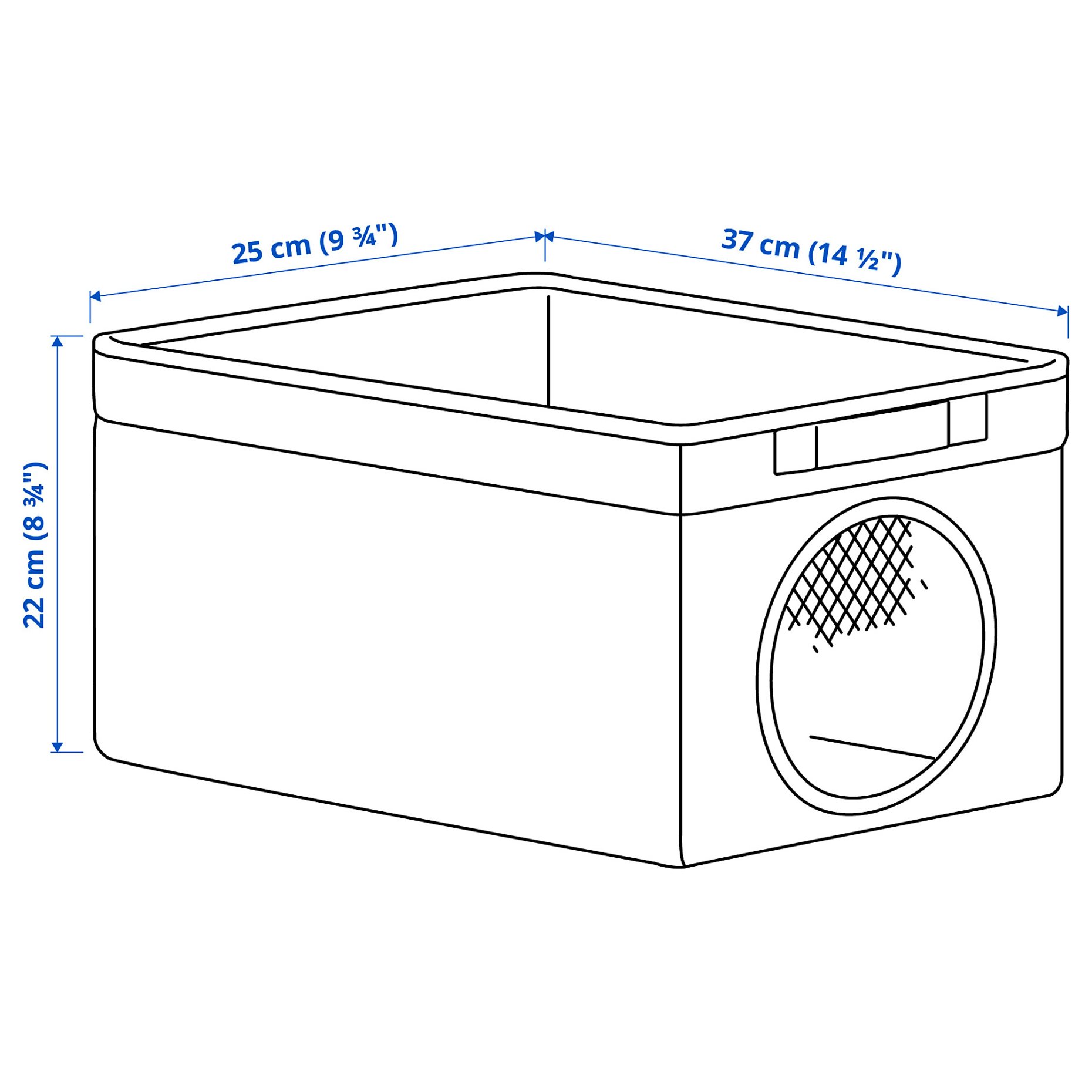 LEN, box, 25x37x22 cm, 205.544.24