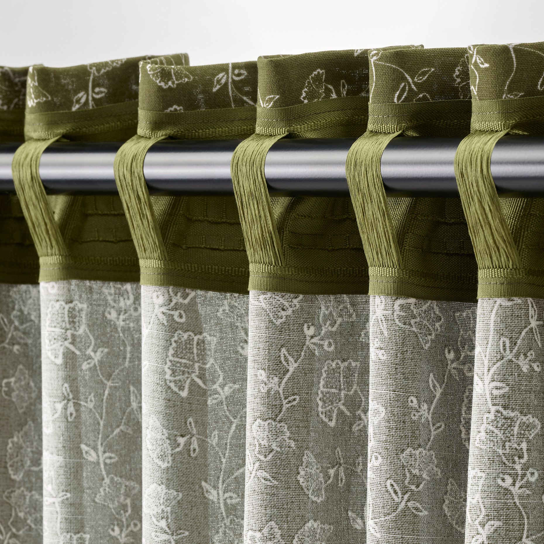 TRYSTÄVMAL, curtains 1 pair, 145x300 cm, 205.597.04