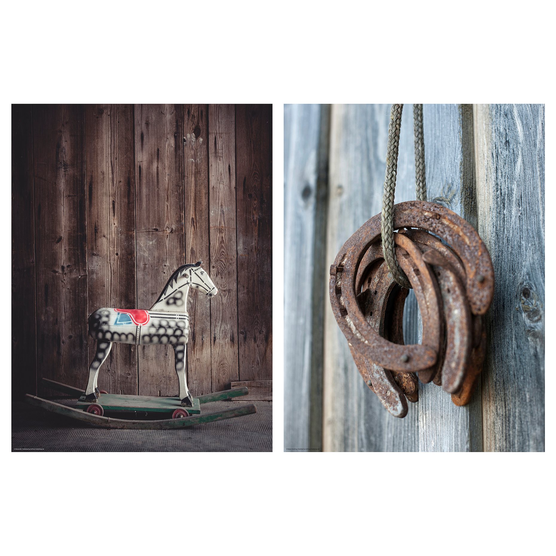 BILD, poster/Rocking horse/2 pack, 30x40 cm, 205.606.51