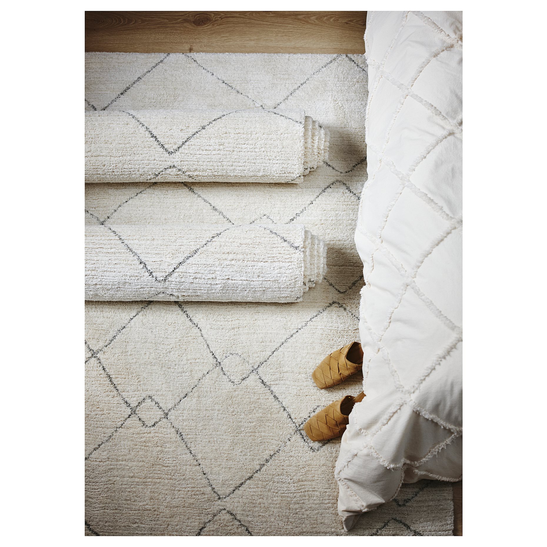 TVERSTED, rug low pile, 170x240 cm, 205.608.06