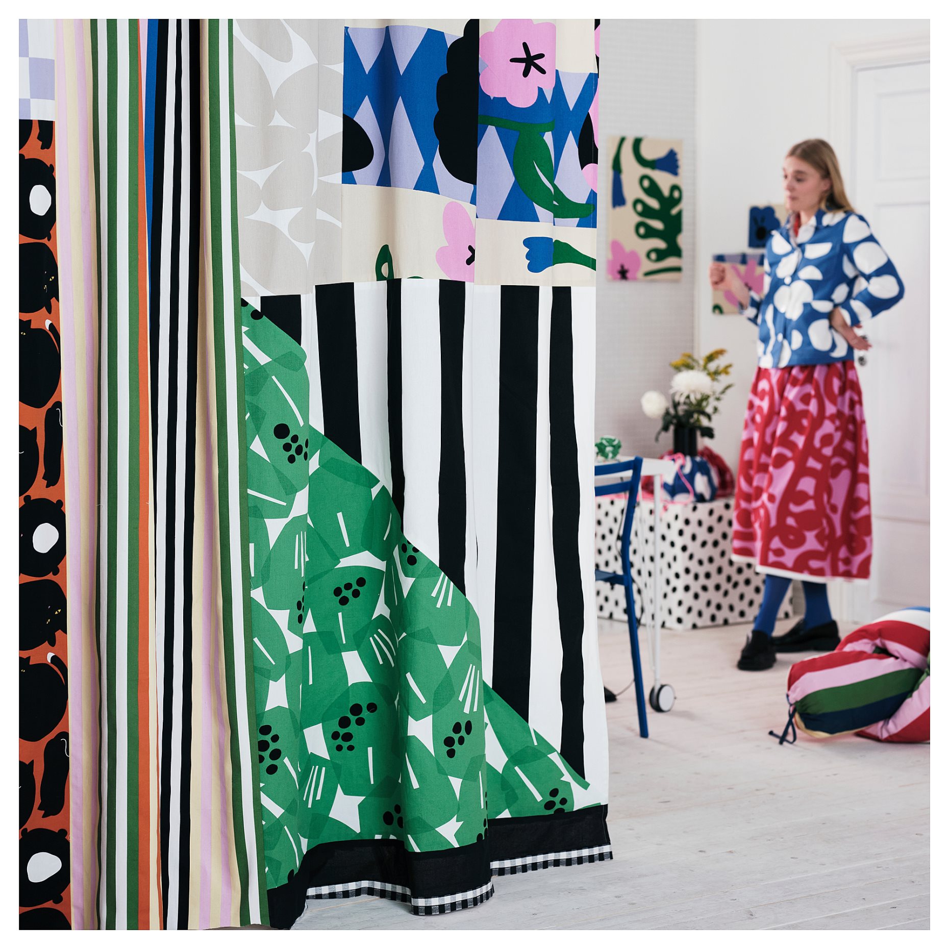 VARGTOREL, pre-cut fabric, 150x300 cm, 205.798.20