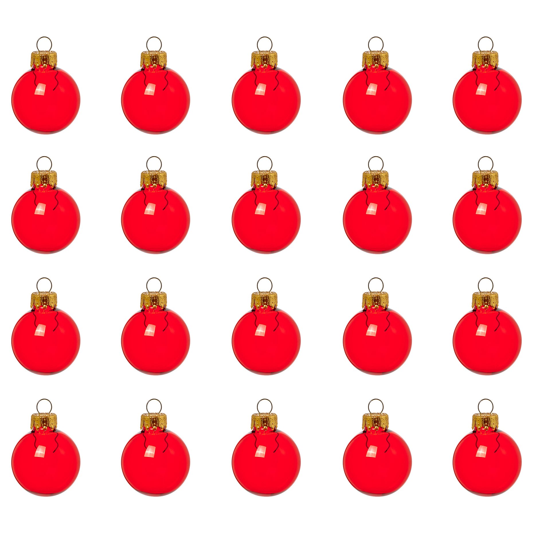 VINTERFINT, tree ornament/bauble/20 pack, 3.5 cm, 205.806.06