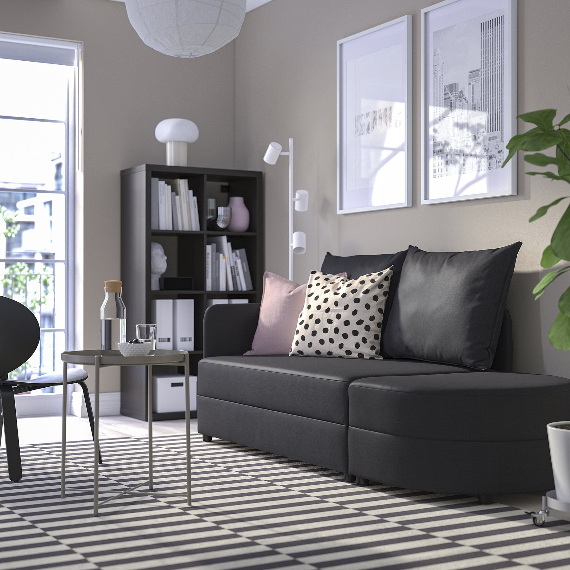 LINDÅKRA, 2-seat sofa-bed, 205.826.10