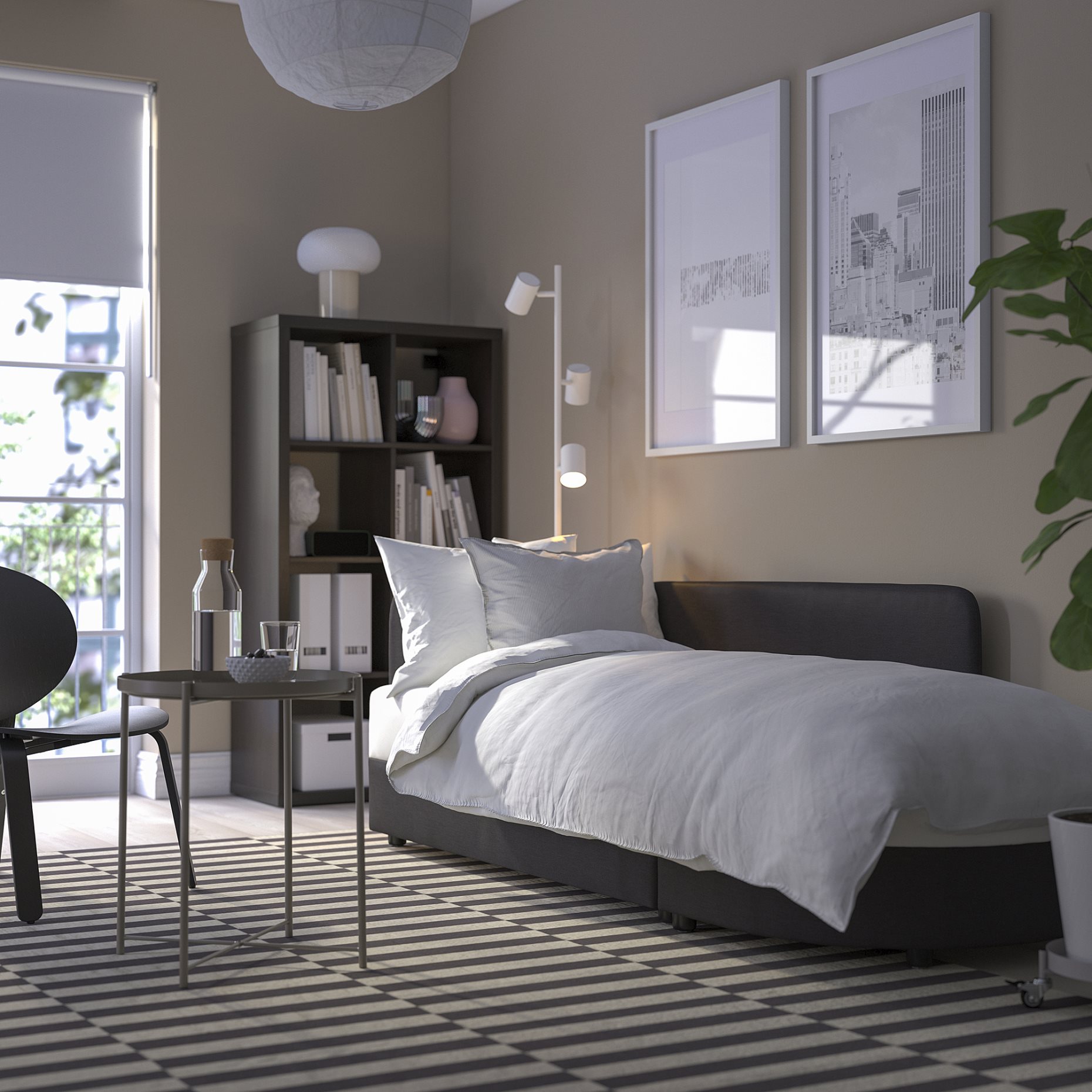 LINDÅKRA, 2-seat sofa-bed, 205.826.10