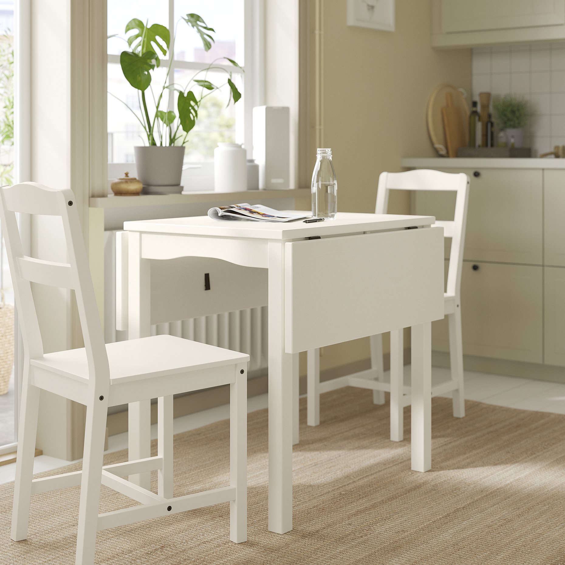 HAUGA, drop-leaf table, 55/82/109x74 cm, 205.860.00