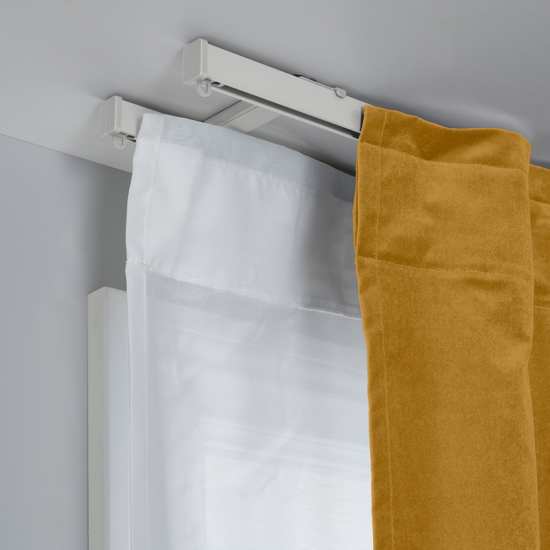 VIDGA, ceiling bracket for 2 curtain rails, 205.860.76