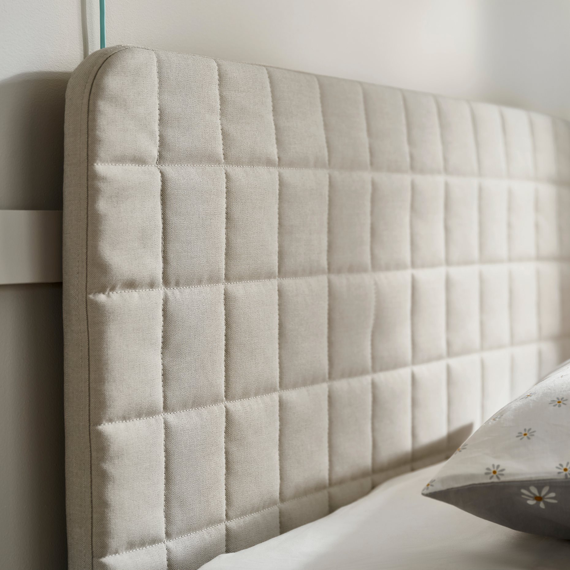 SLÄKT, headboard with cover, 205.940.95