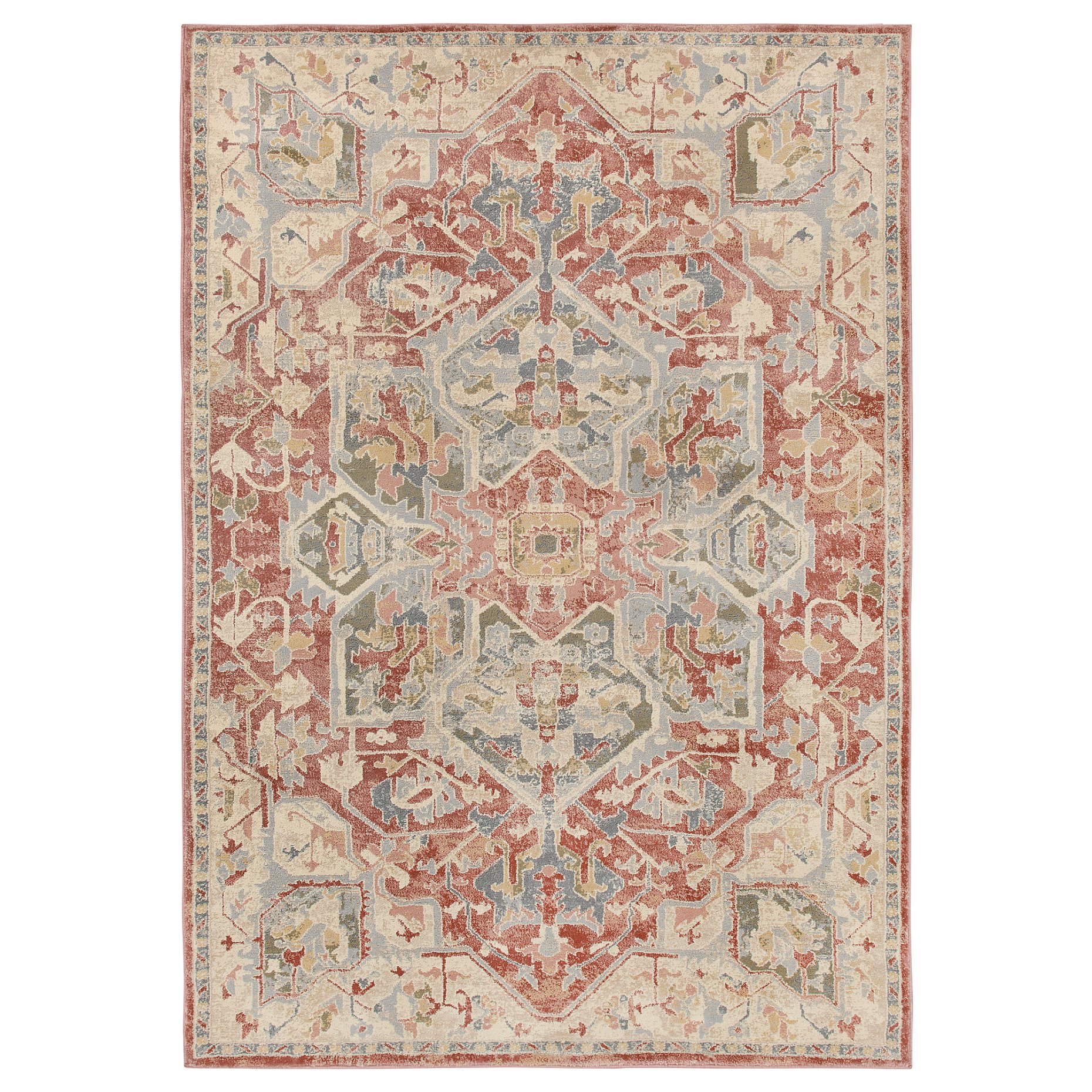 JÄRNVÄG, rug low pile, 160x230 cm, 205.956.98