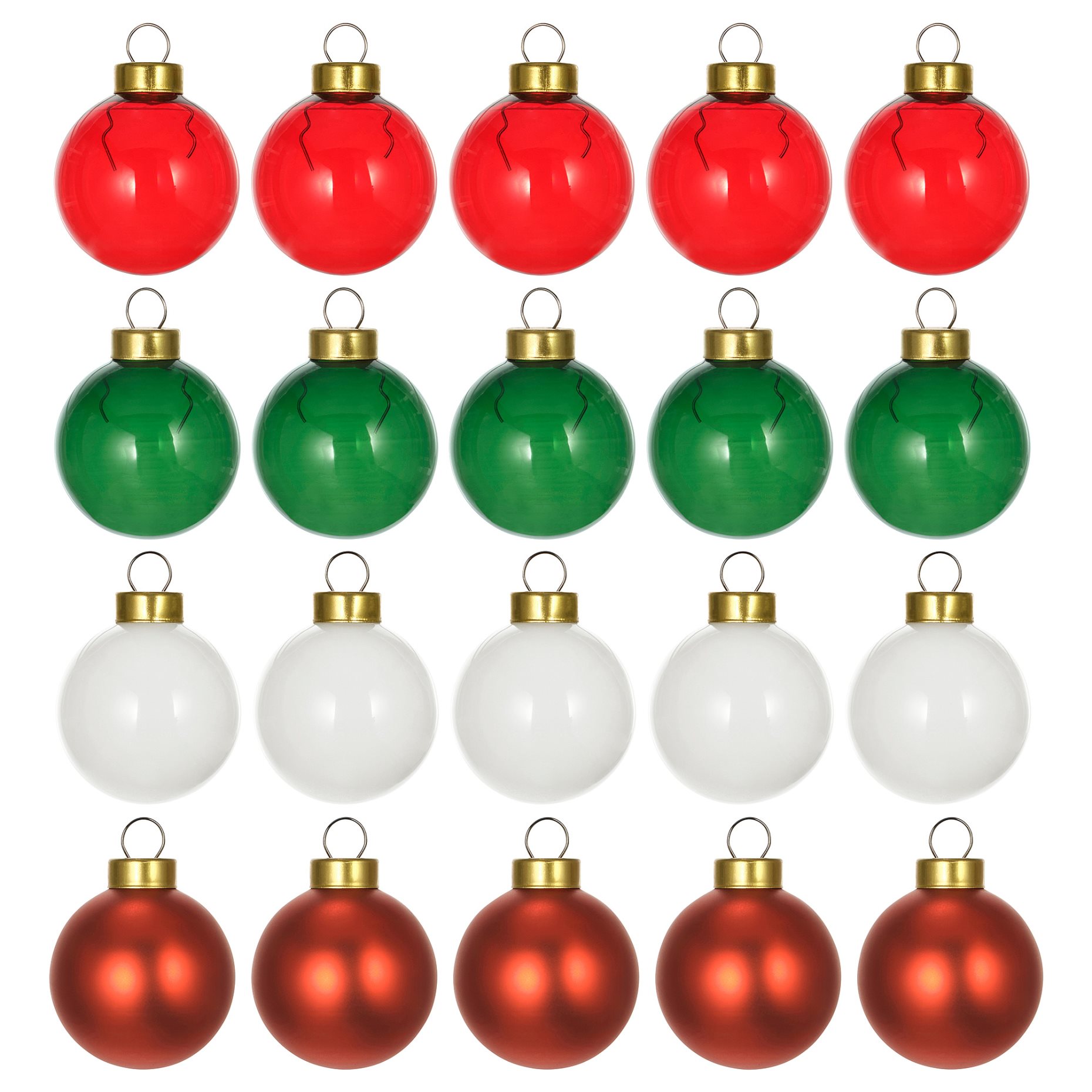 VINTERFINT, tree ornament set of 20, 3.5 cm, 206.045.27