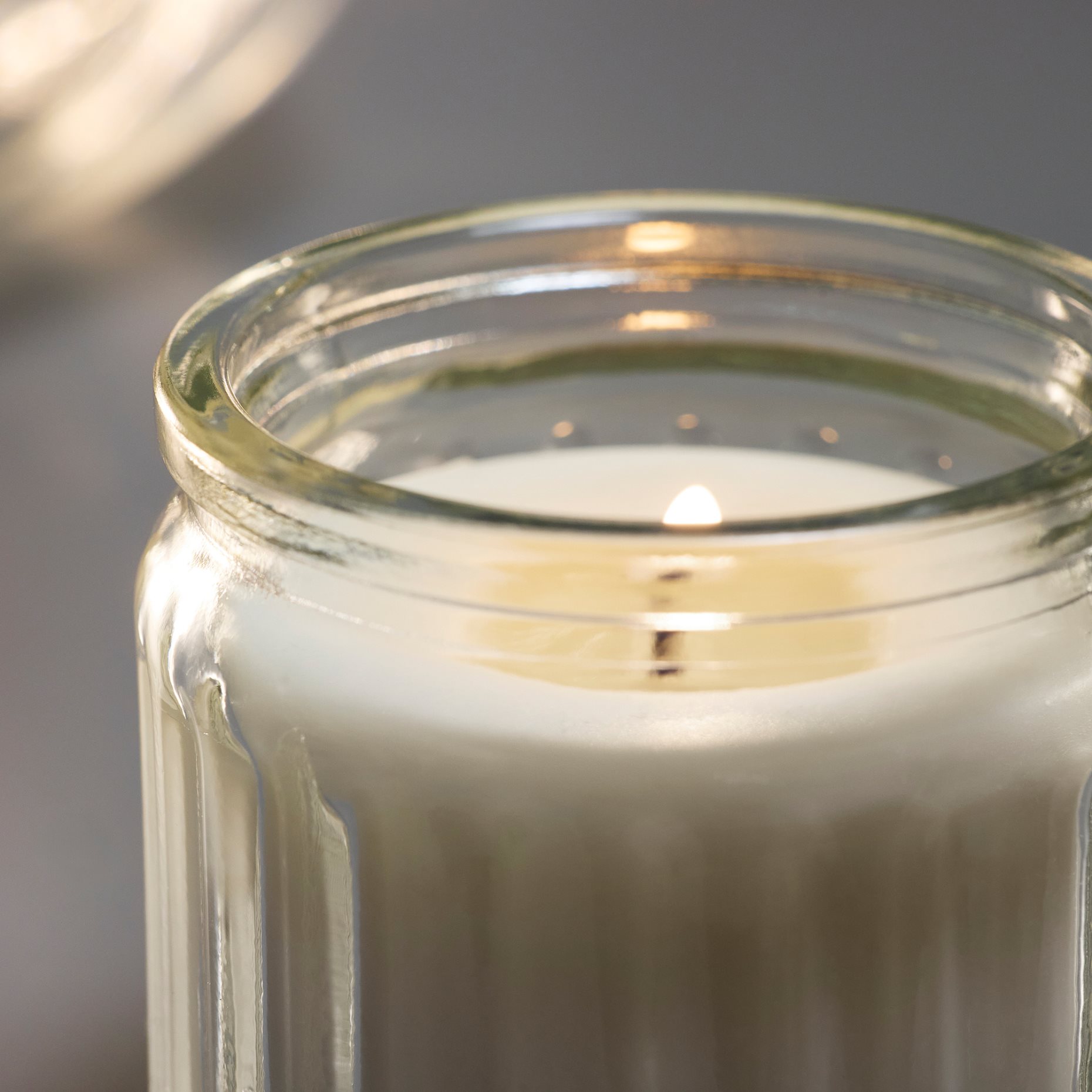 HÖKGÖK, scented candle in glass/vanilla , 12 hr, 206.087.33