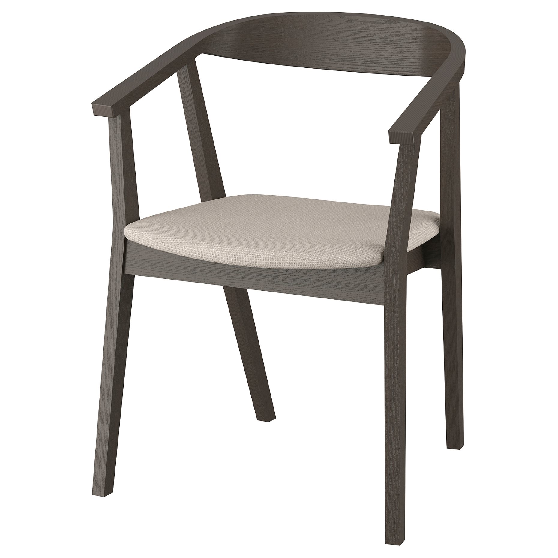 STOCKHOLM, chair with armrests, 206.212.06