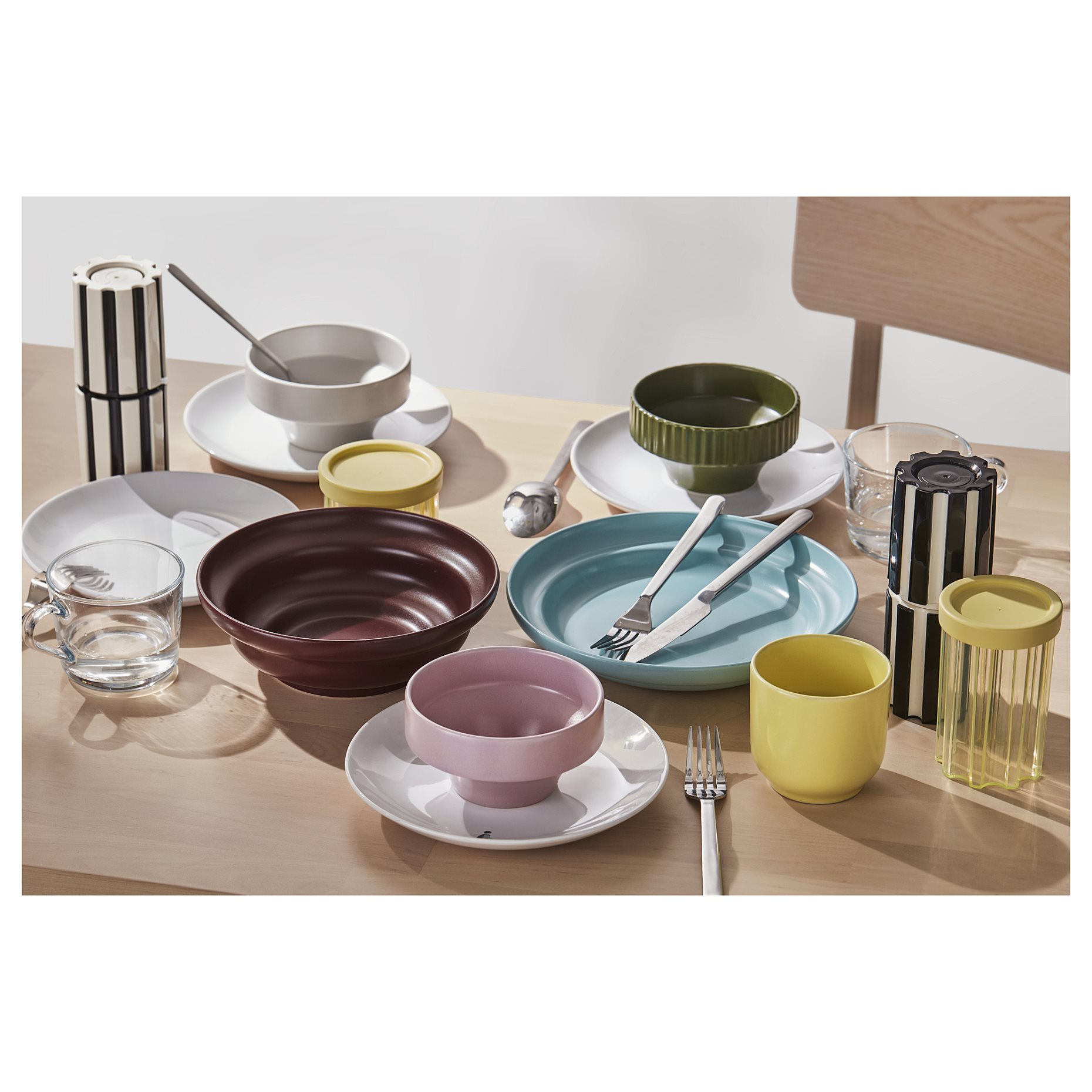 SPJUTLILJA, jar with lid, set of 2, 206.242.24