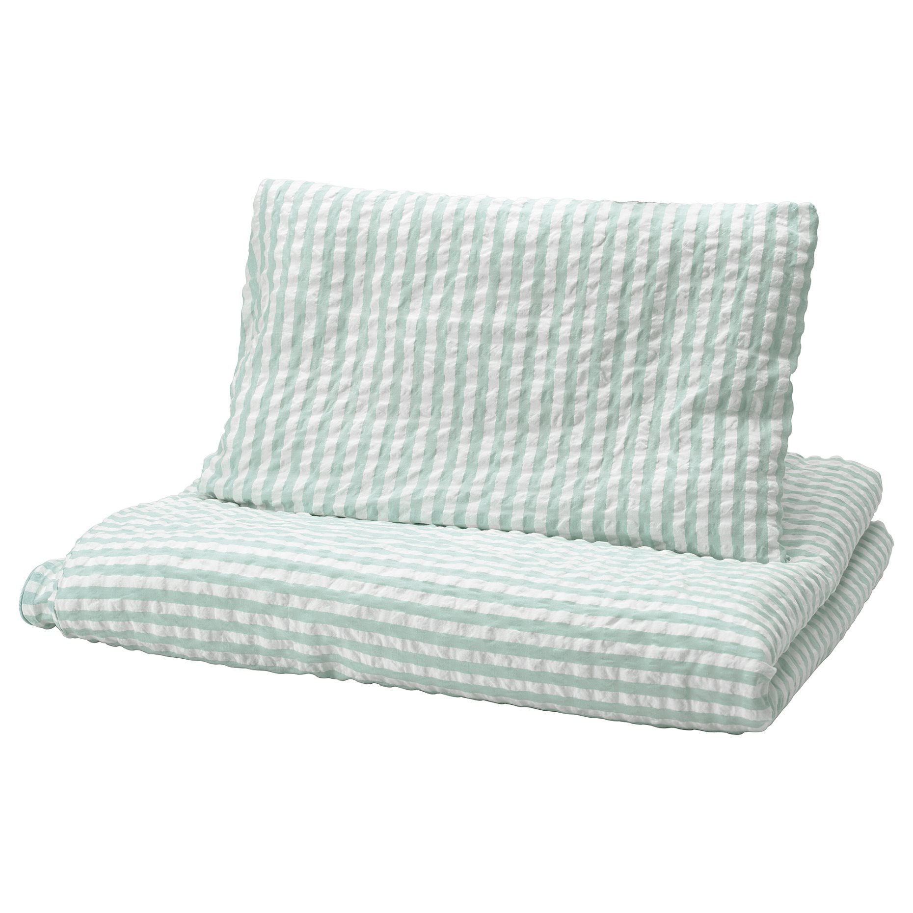 LEN, duvet cover 1 pillowcase for cot, 110x125/35x55 cm, 206.250.49