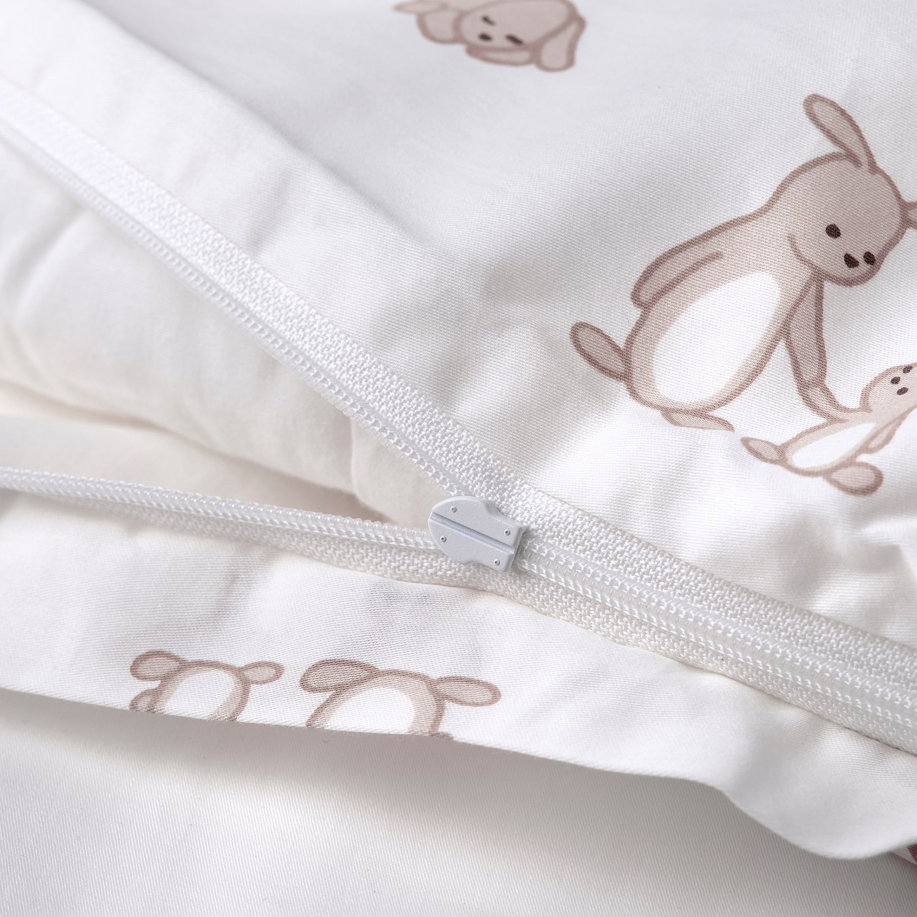 LEN, duvet cover 1 pillowcase for cot, 110x125/35x55 cm, 206.250.54