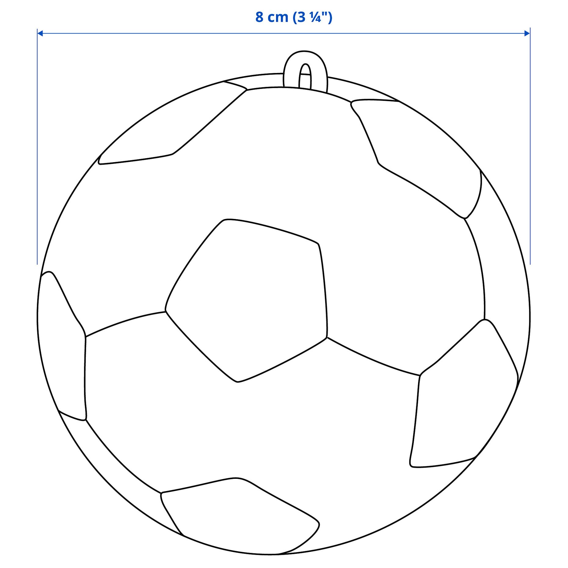 SPARKA, soft toy/Football/mini, 8 cm, 206.286.89