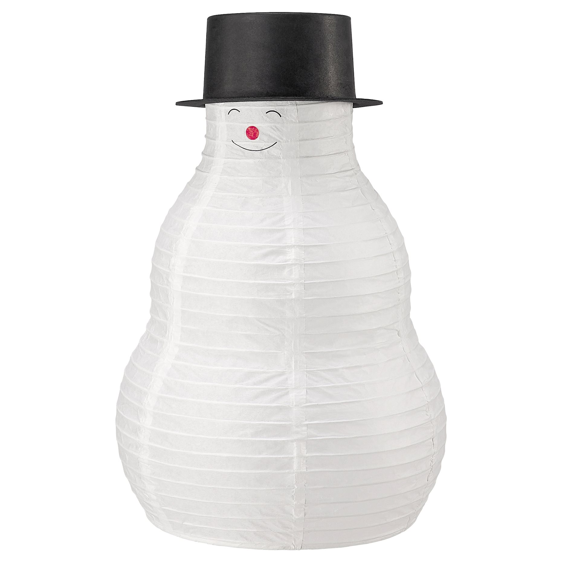 STRÅLA, table decoration with built-in LED light source/battery-operated/snowman, 206.335.63