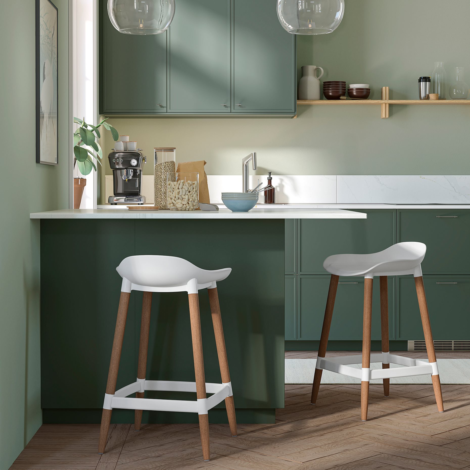 GRONSTA, bar stool counter height/in/outdoor, 64 cm, 206.372.31