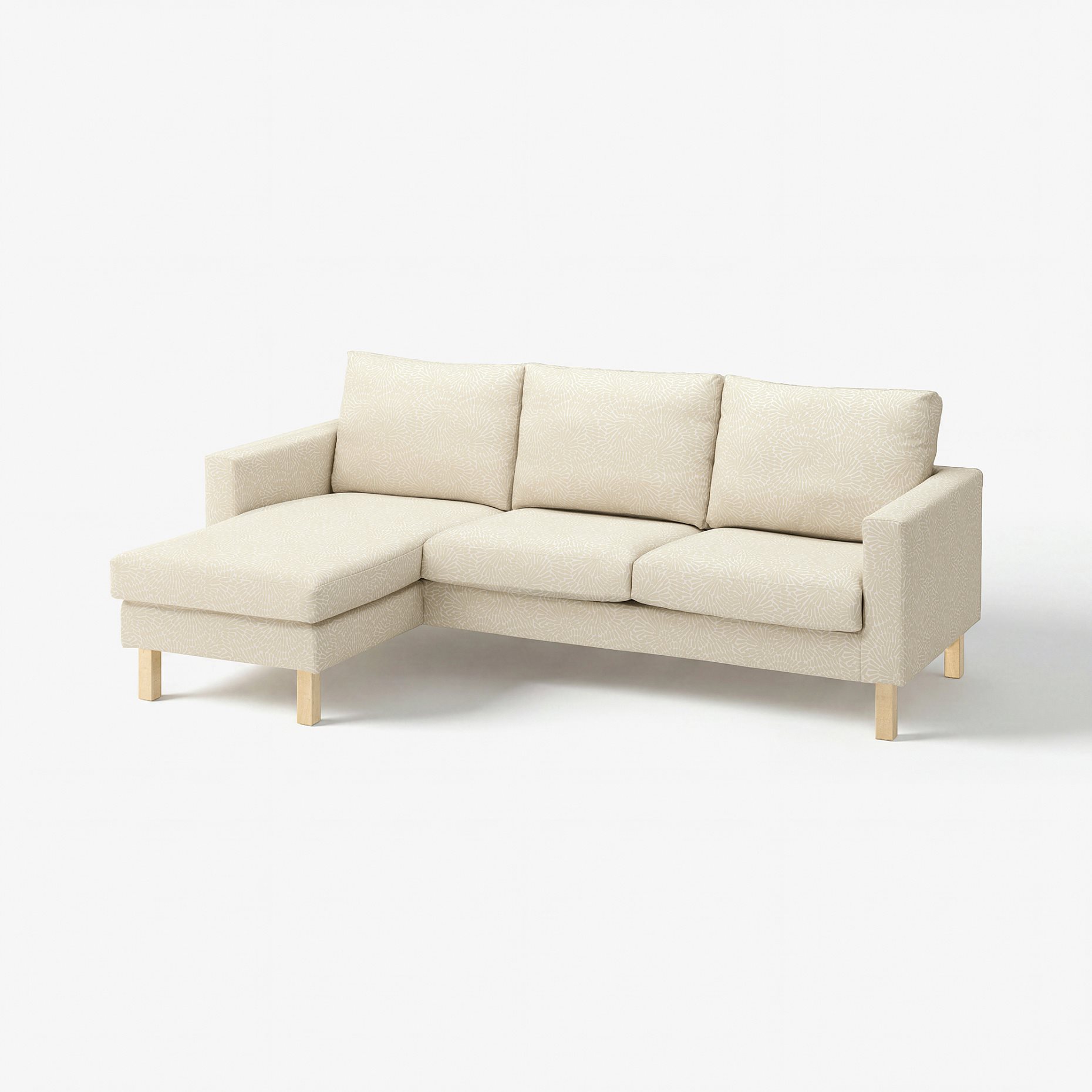 SALTSJÖBADEN, cover for 3-seat sofa with chaise longue, 206.376.79