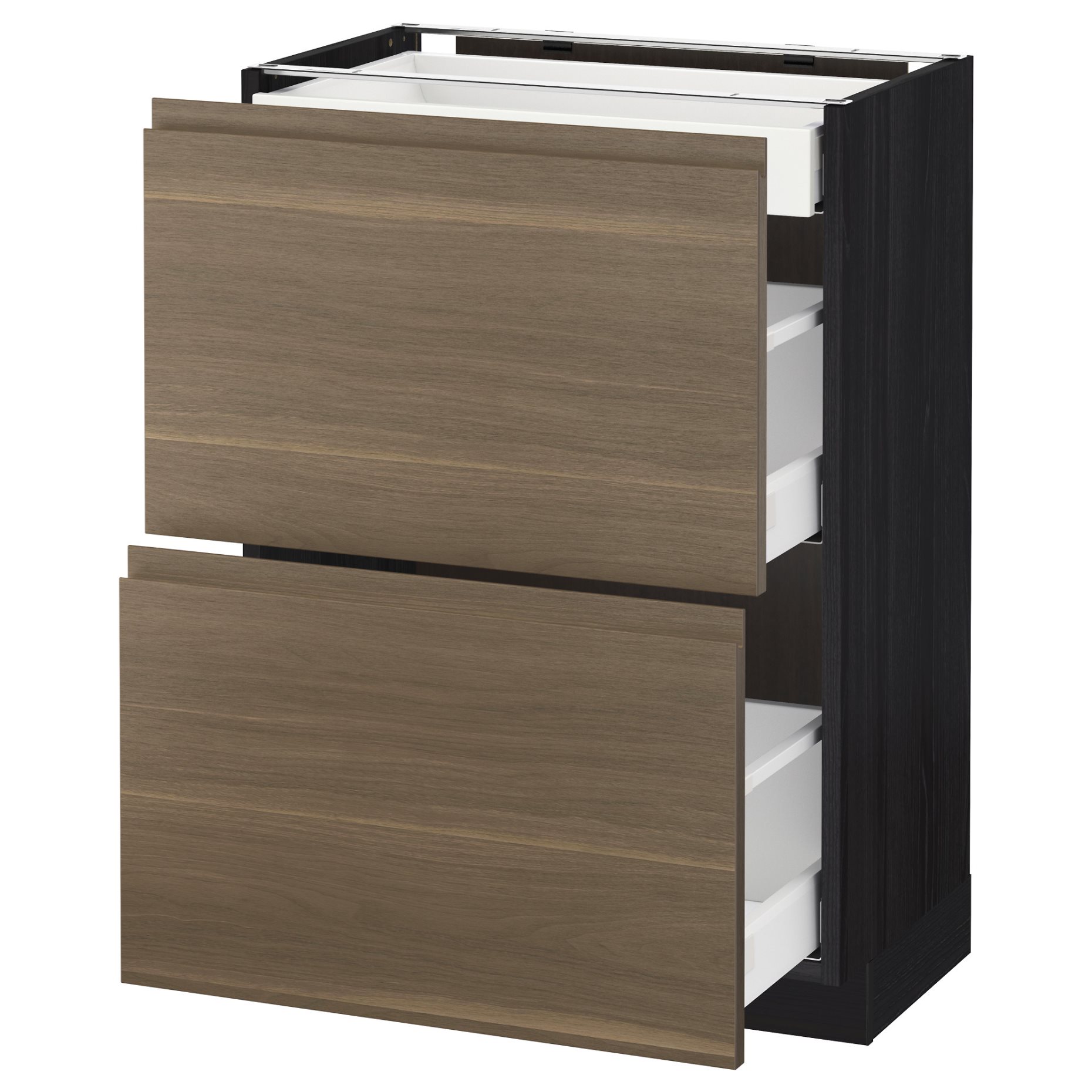 METOD/MAXIMERA, ντουλάπι βάσης με 2 προσόψεις/3 συρτάρια, 291.313.69