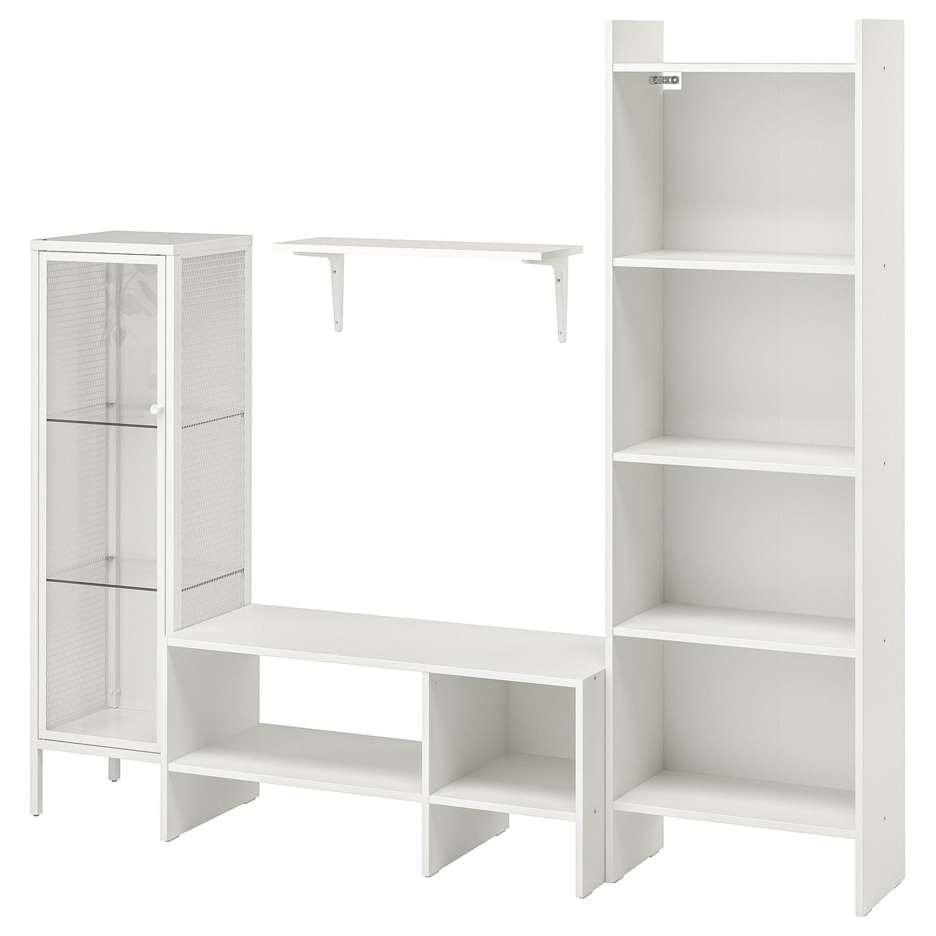 BAGGEBO, TV storage combination, 174x35x160 cm, 294.436.53