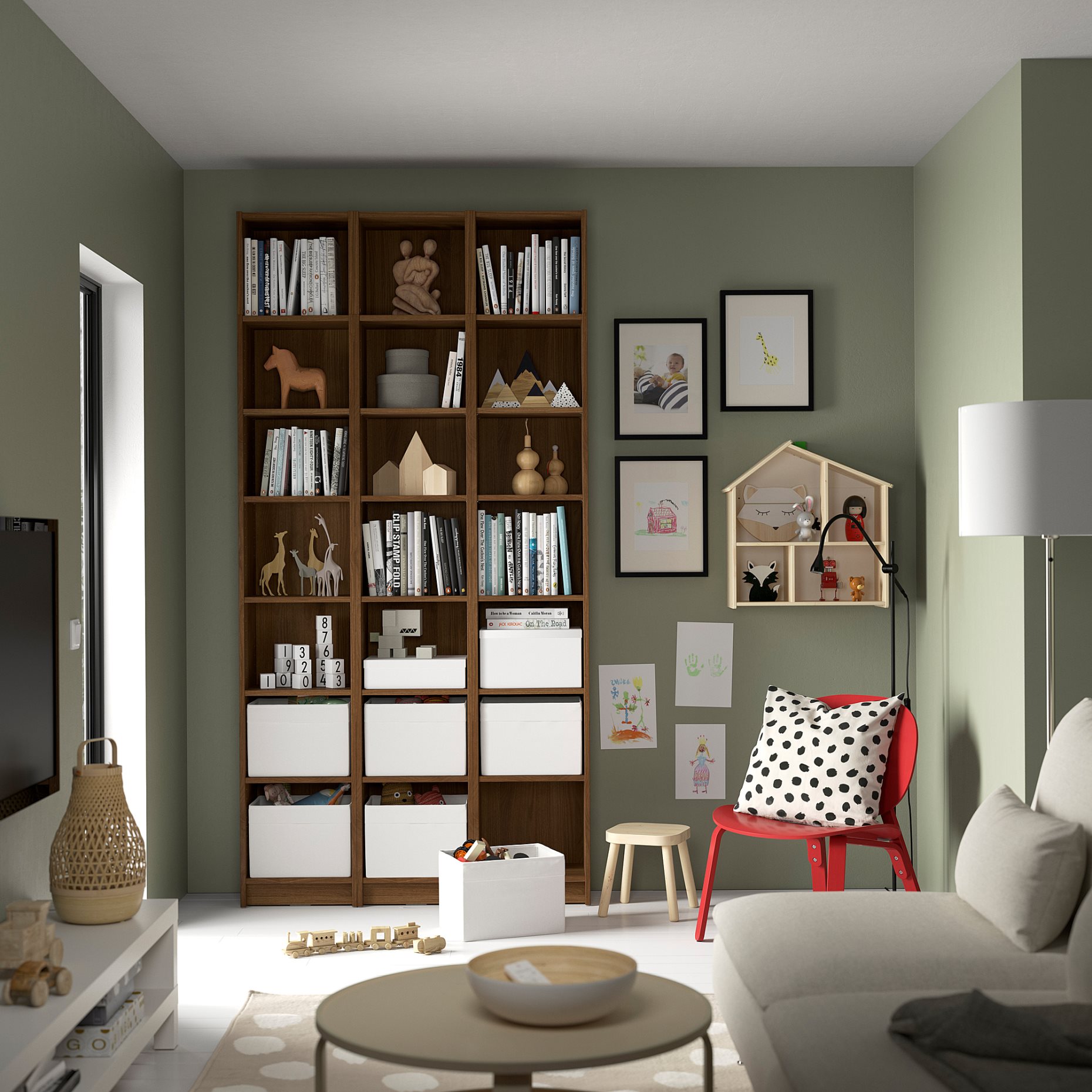 BILLY, bookcase combination with height extension units, 120x28x237 cm, 294.833.90