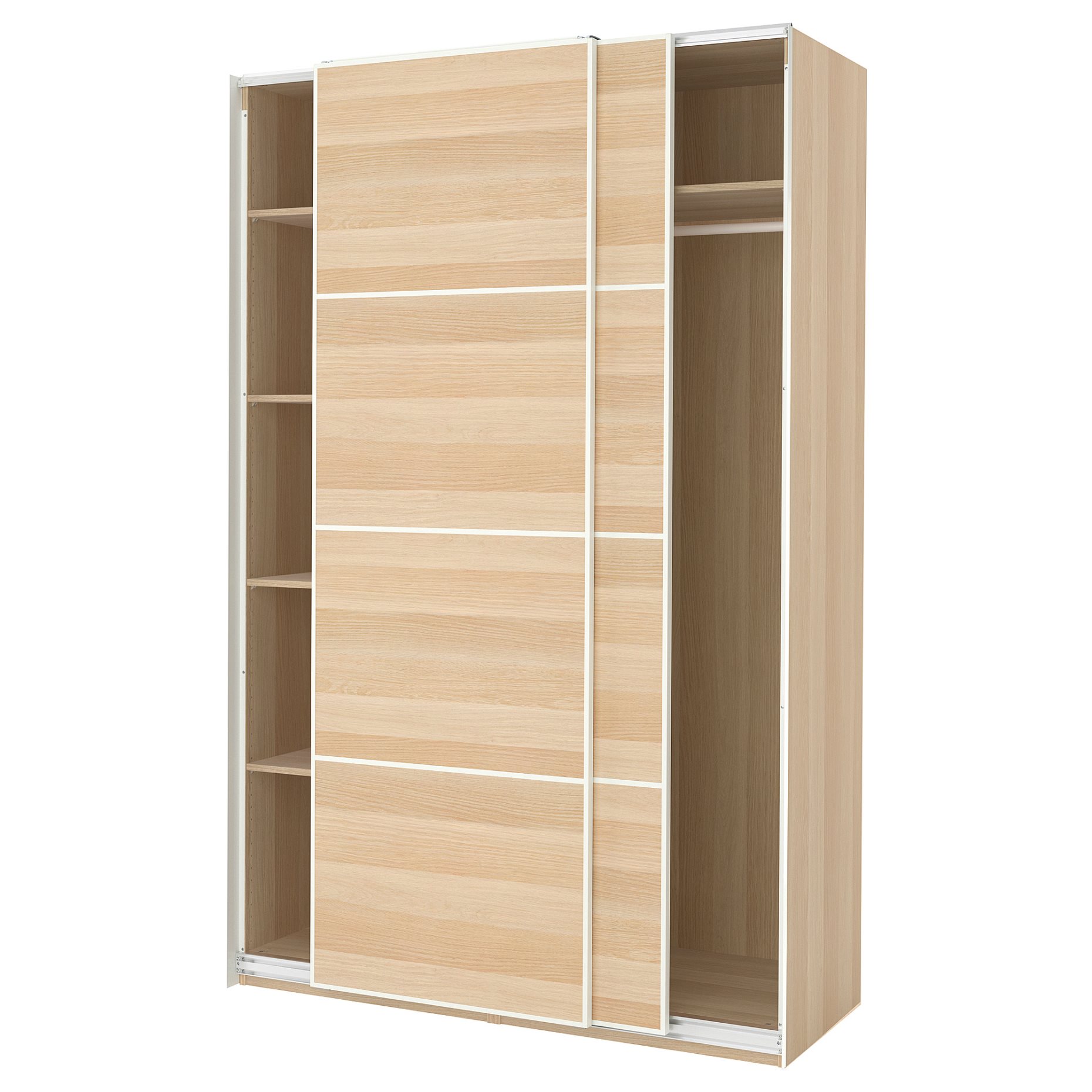 PAX/MEHAMN, ντουλάπα με συρόμενες πόρτες, 150x66x236 cm, 295.028.12