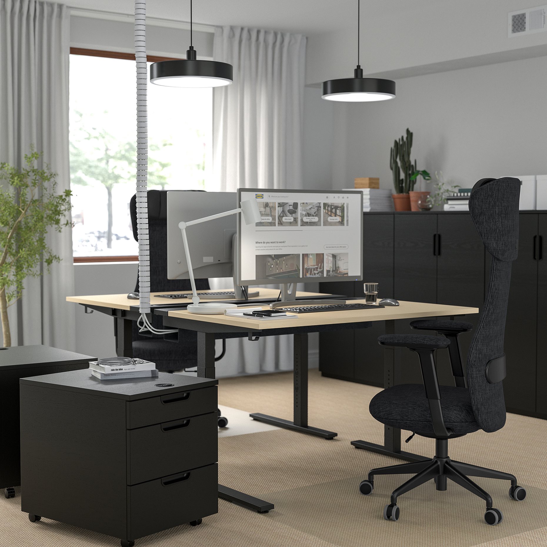 MITTZON, desk, 120x80 cm, 295.260.40