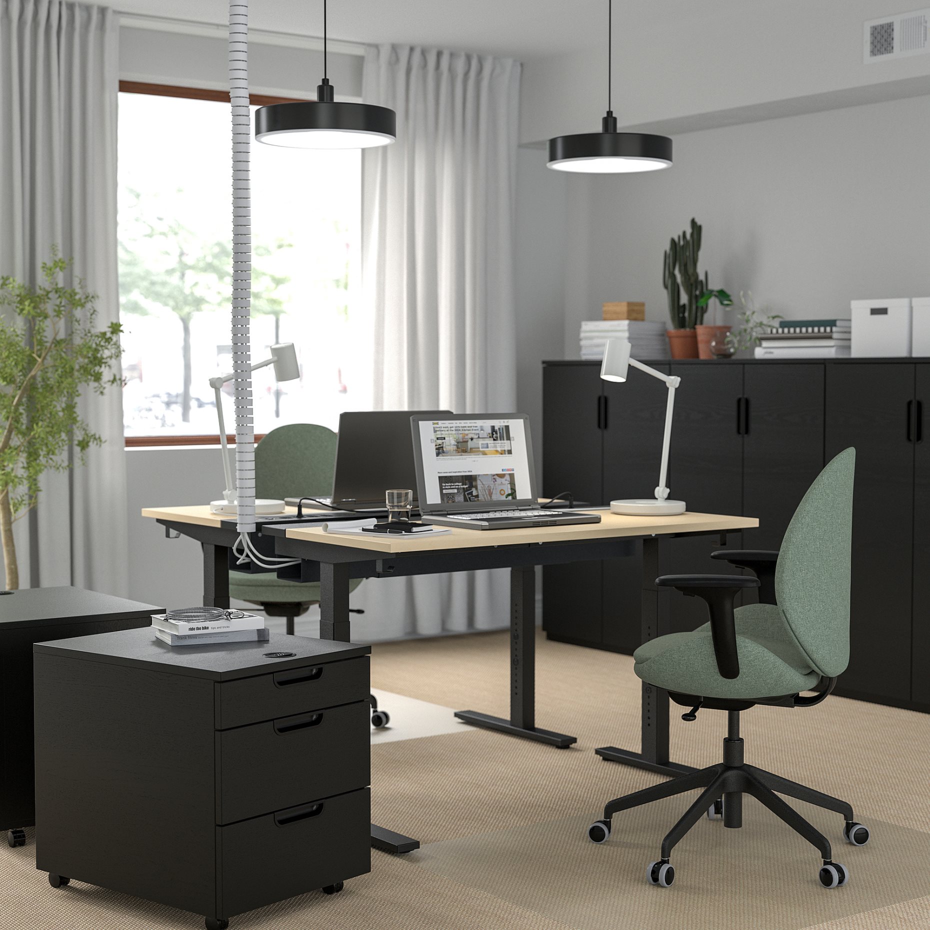 MITTZON, desk, 120x80 cm, 295.260.40