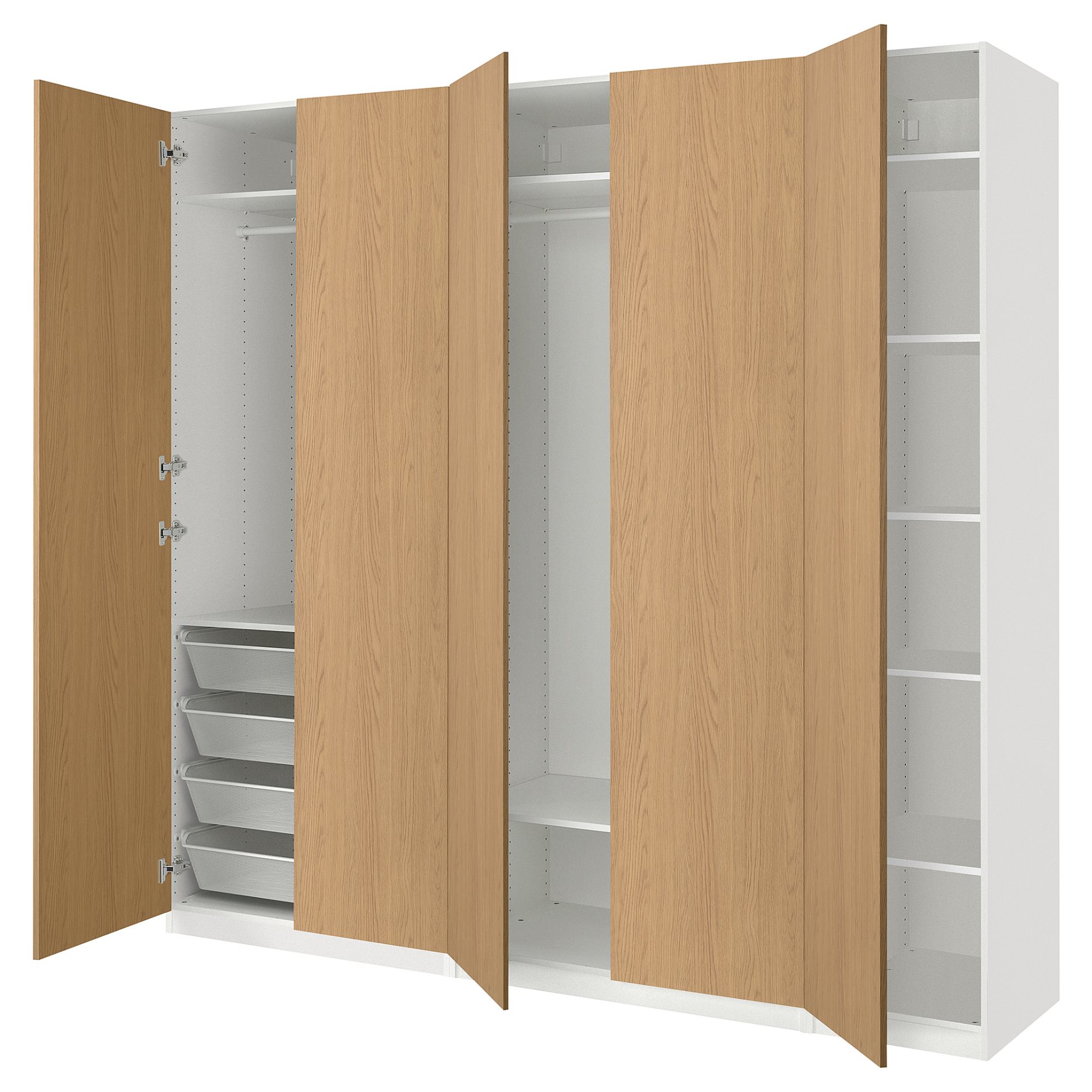 PAX/STORKLINTA, συνδυασμός ντουλάπας, 250x60x236 cm, 295.628.44