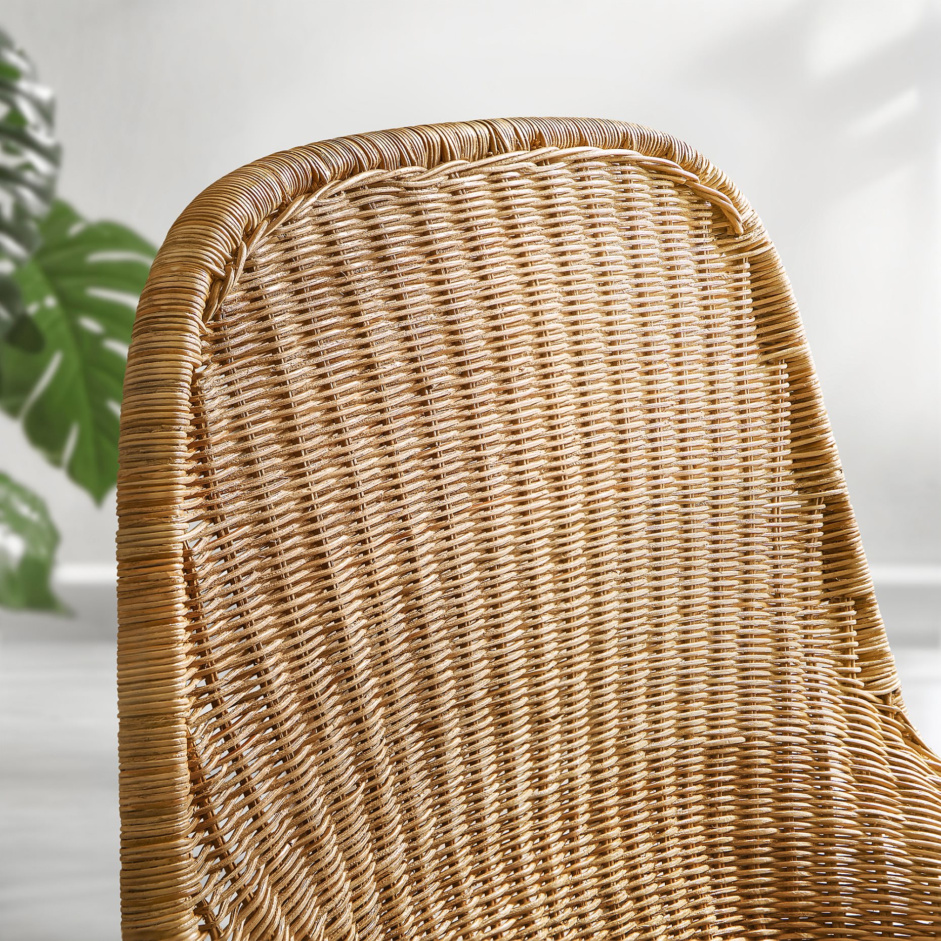FRYKSAS, armchair with cushion/rattan, 295.631.55