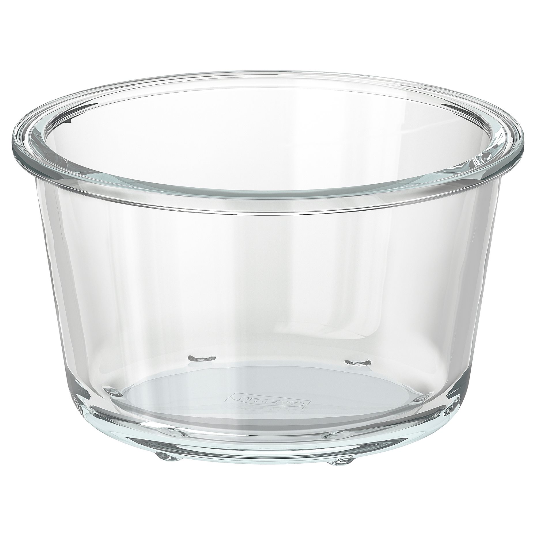 IKEA 365+, food container round/glass, 600 ml, 303.591.96