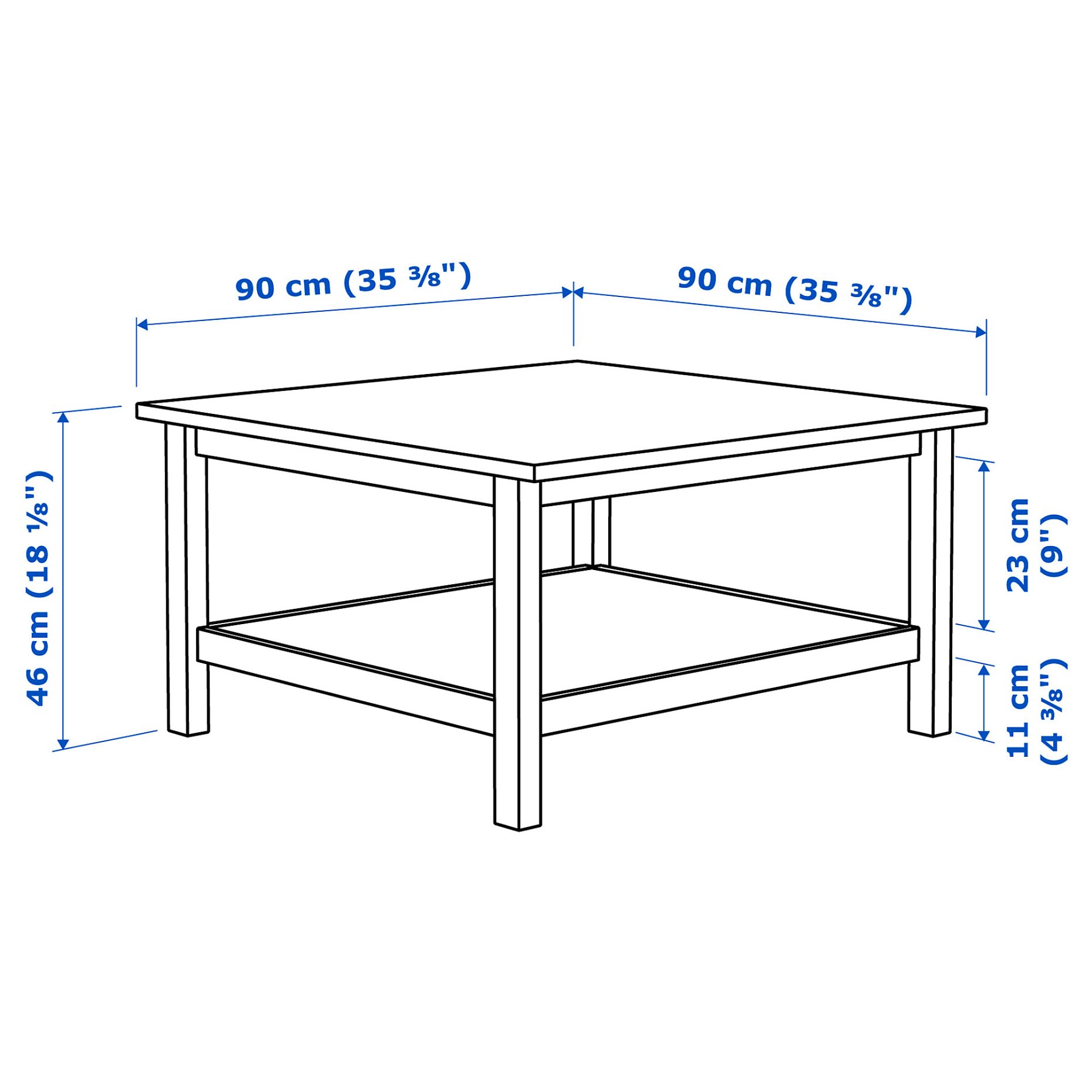 HEMNES, coffee table, 304.134.95