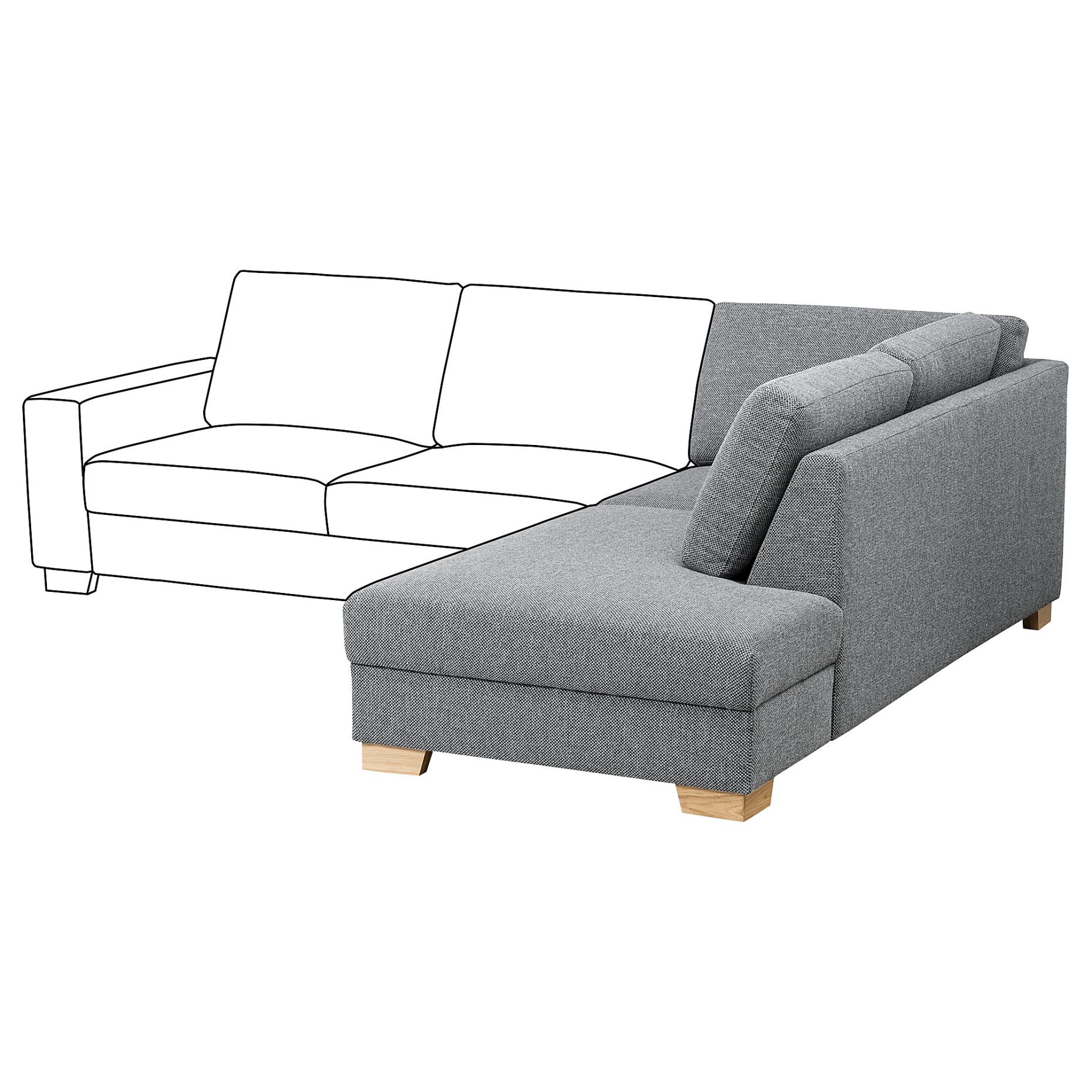 SÖRVALLEN, γωνιακό τμήμα δεξιό, 304.383.92