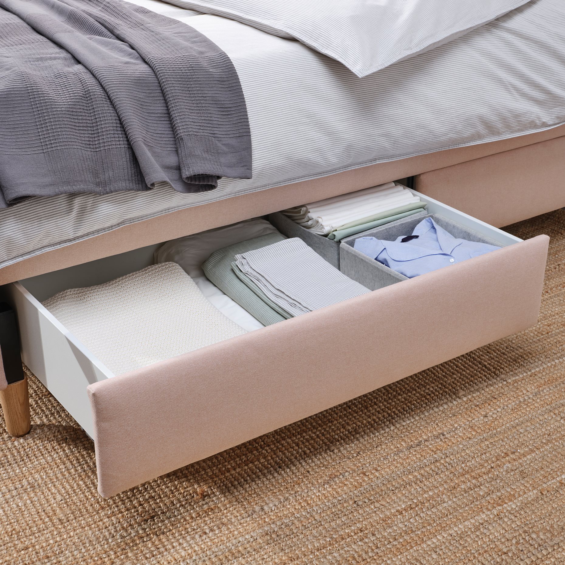 IDANÄS, upholstered storage bed, 180x200 cm, 304.471.79